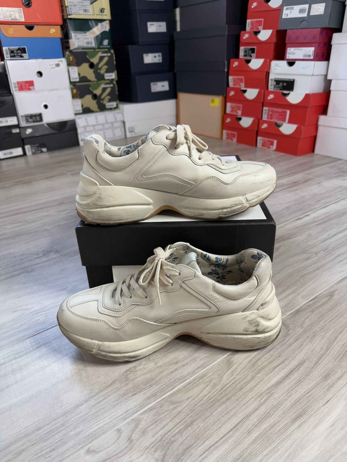Gucci NY Yankee Rhyton Sneaker Size US 8.5 / EU 41-42 - 5 Thumbnail