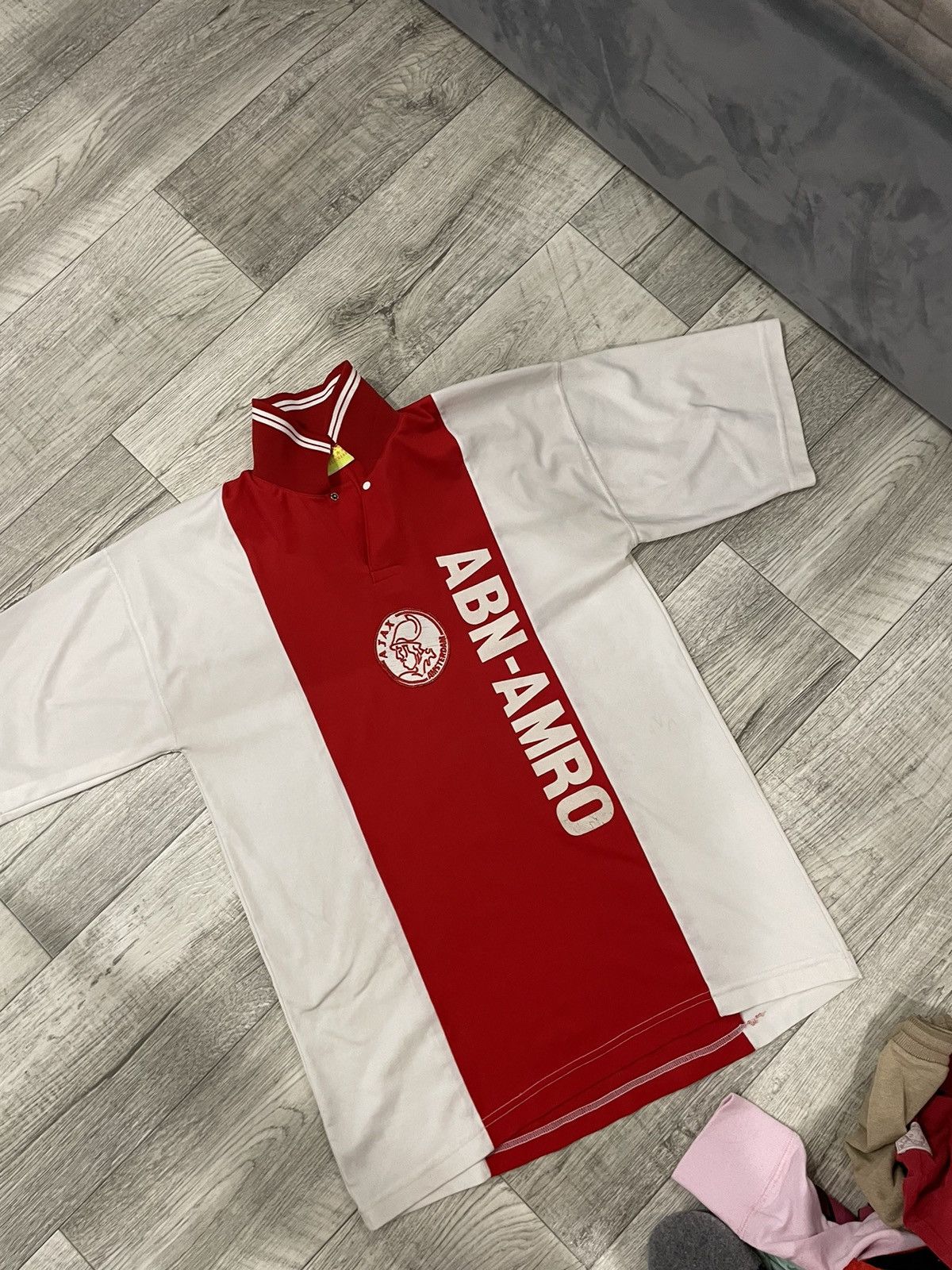 Vintage Vintage 90s Ajax Jersey tee shirt abn amro Size US M / EU 48-50 / 2 - 1 Thumbnail