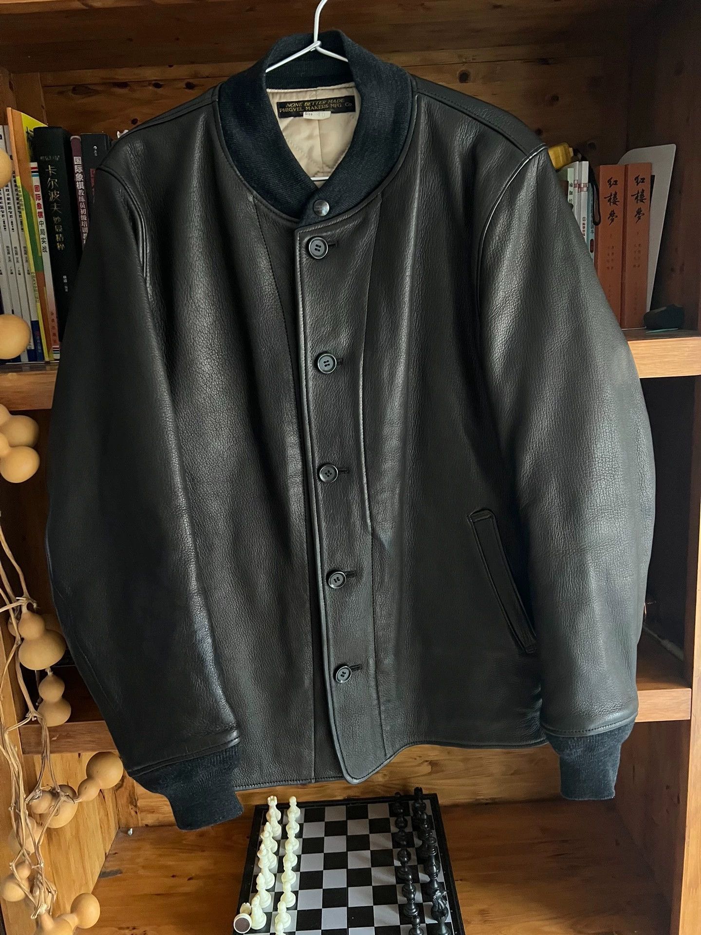 PHIGVEL MAKERS & Co. Phigvel Makers Deerskin Cotton Jacket Carbon Gray 40 Size US S / EU 44-46 / 1 - 2 Thumbnail