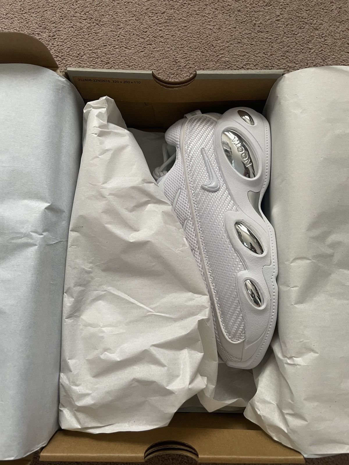 Drake × Nike × Nocta **NEW** Nike NOCTA Glide Drake White Chrome 