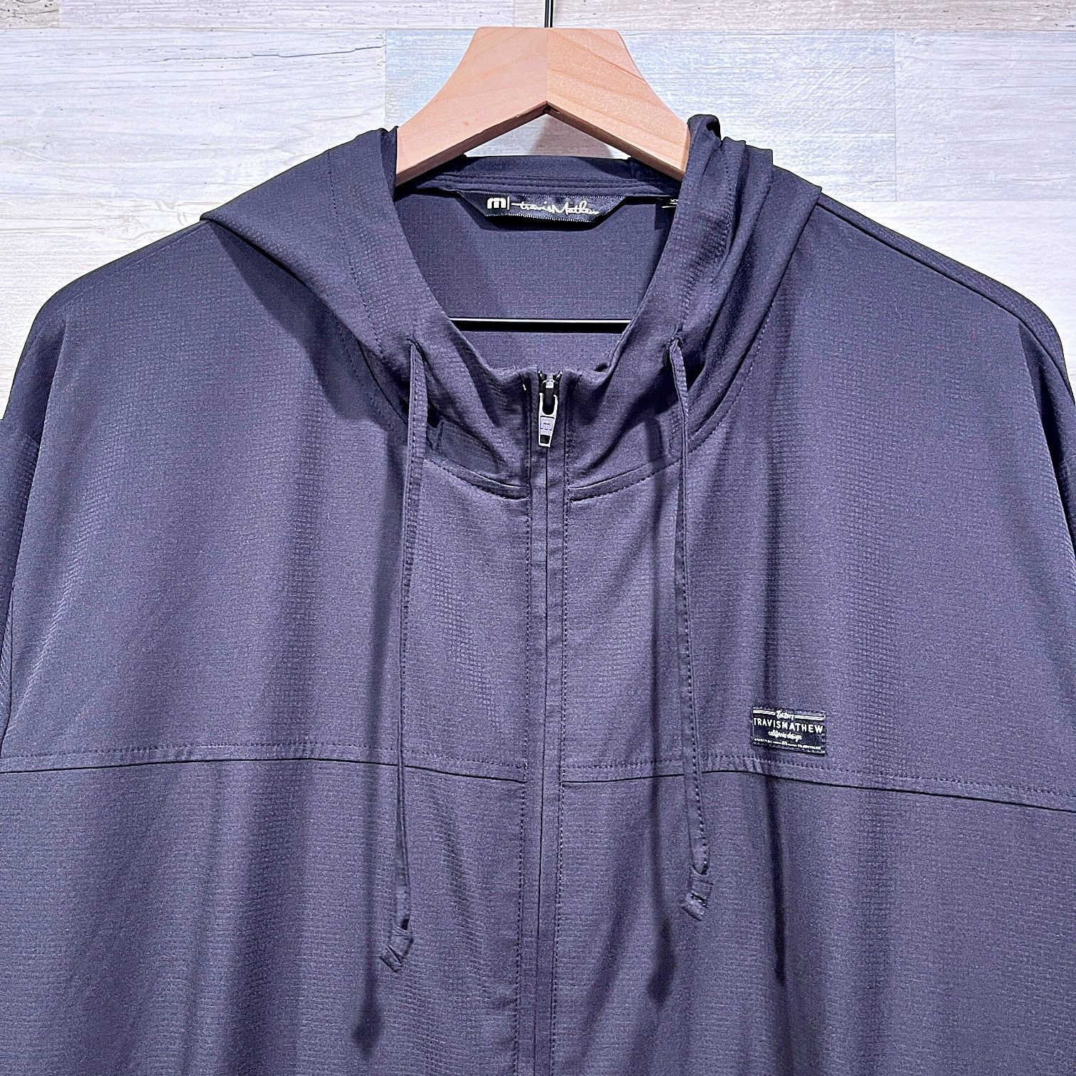 TravisMathew Travis Mathew Wanderlust Hoodie Golf Jacket Black Zip XXL Size US XXL / EU 58 / 5 - 2 Thumbnail