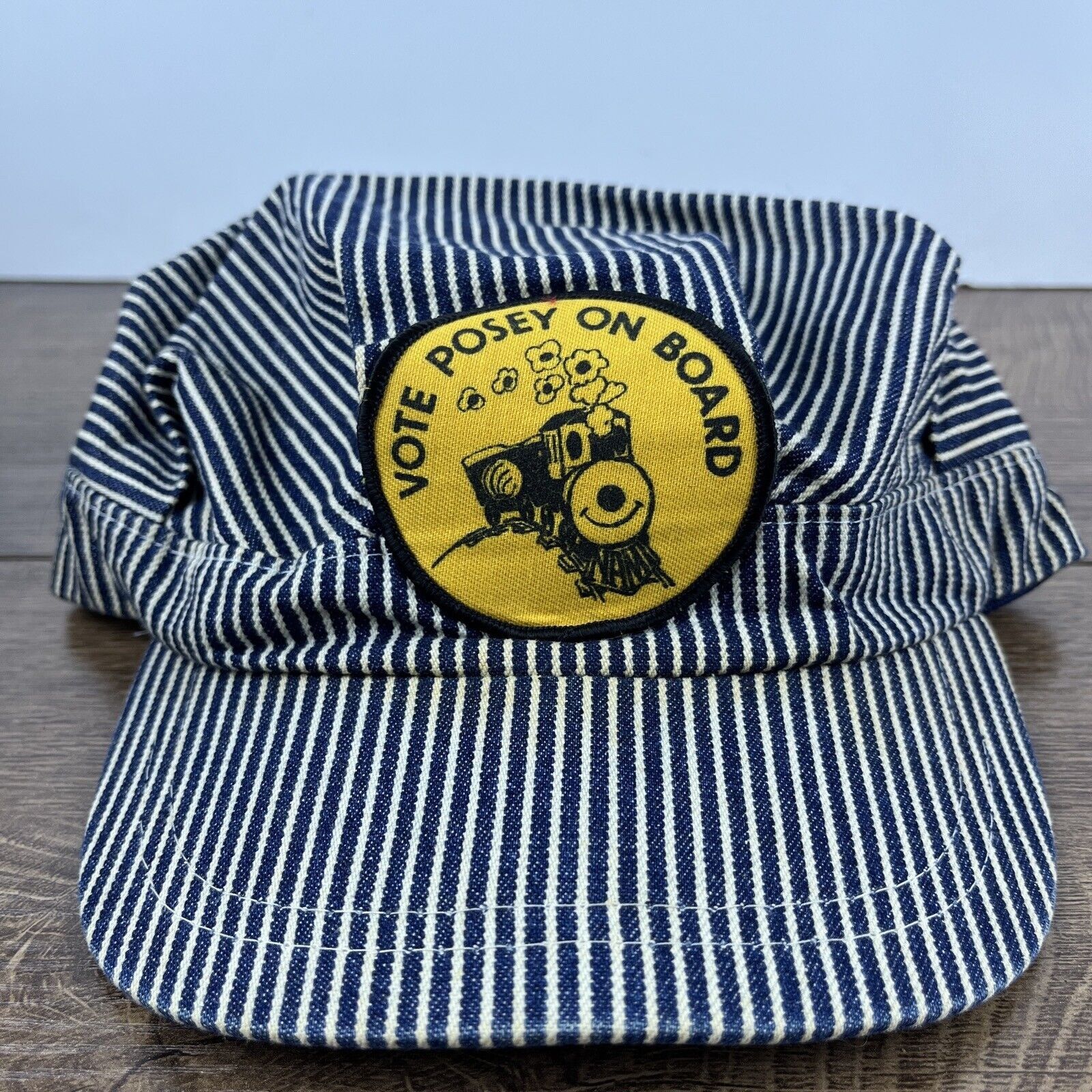 Other Vote Posey On Board Hat Train Conductor Gray Snapback Hat Ad Size ONE SIZE - 3 Thumbnail