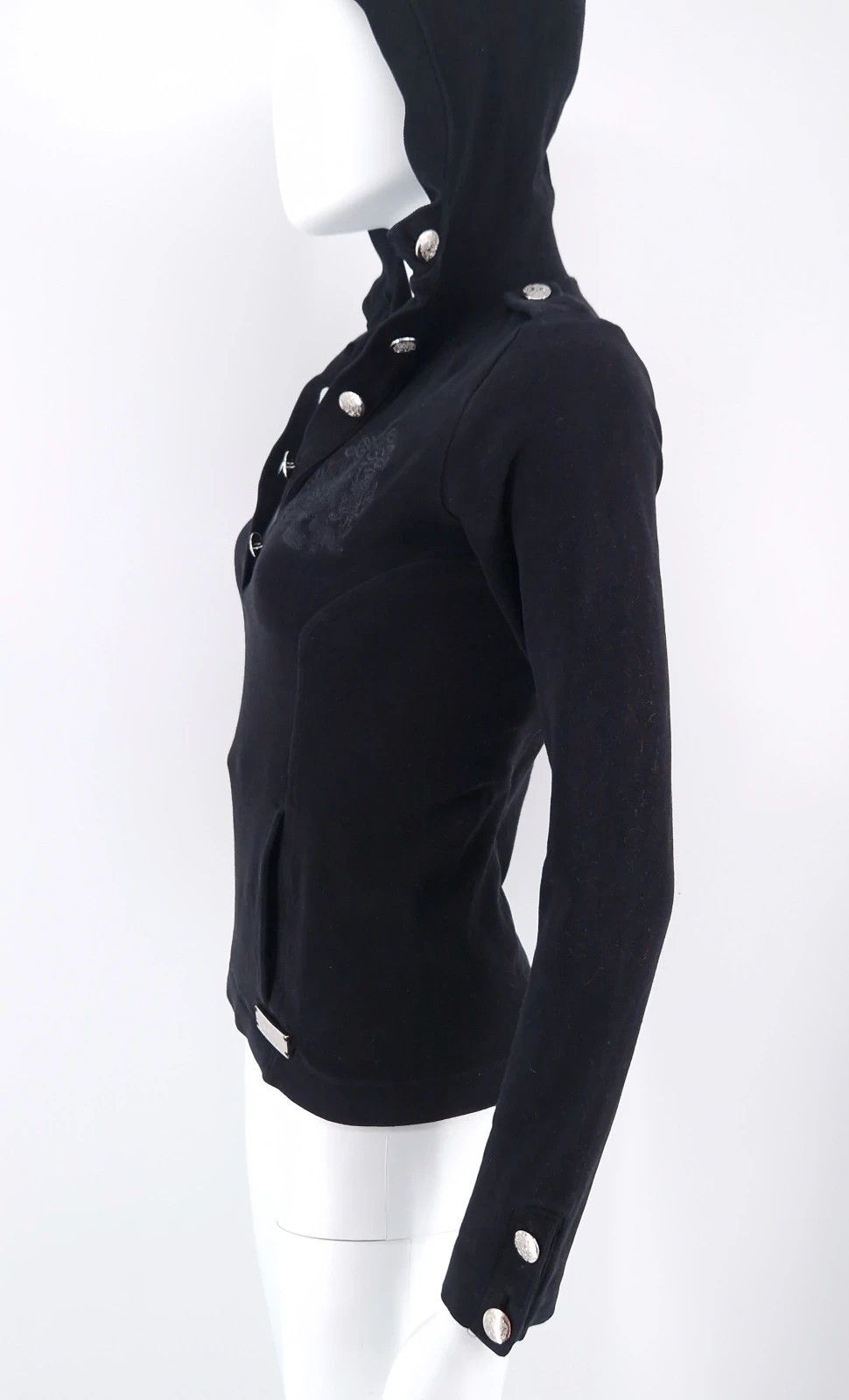 Celine Céline Fitted Military Hoodie Size S / US 4 / IT 40 - 6 Thumbnail