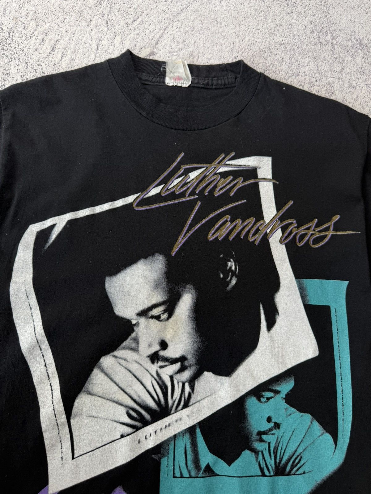 Band Tees Vintage Luther Vandross 1988 Rap T-Shirt Rare Size US M / EU 48-50 / 2 - 6 Thumbnail