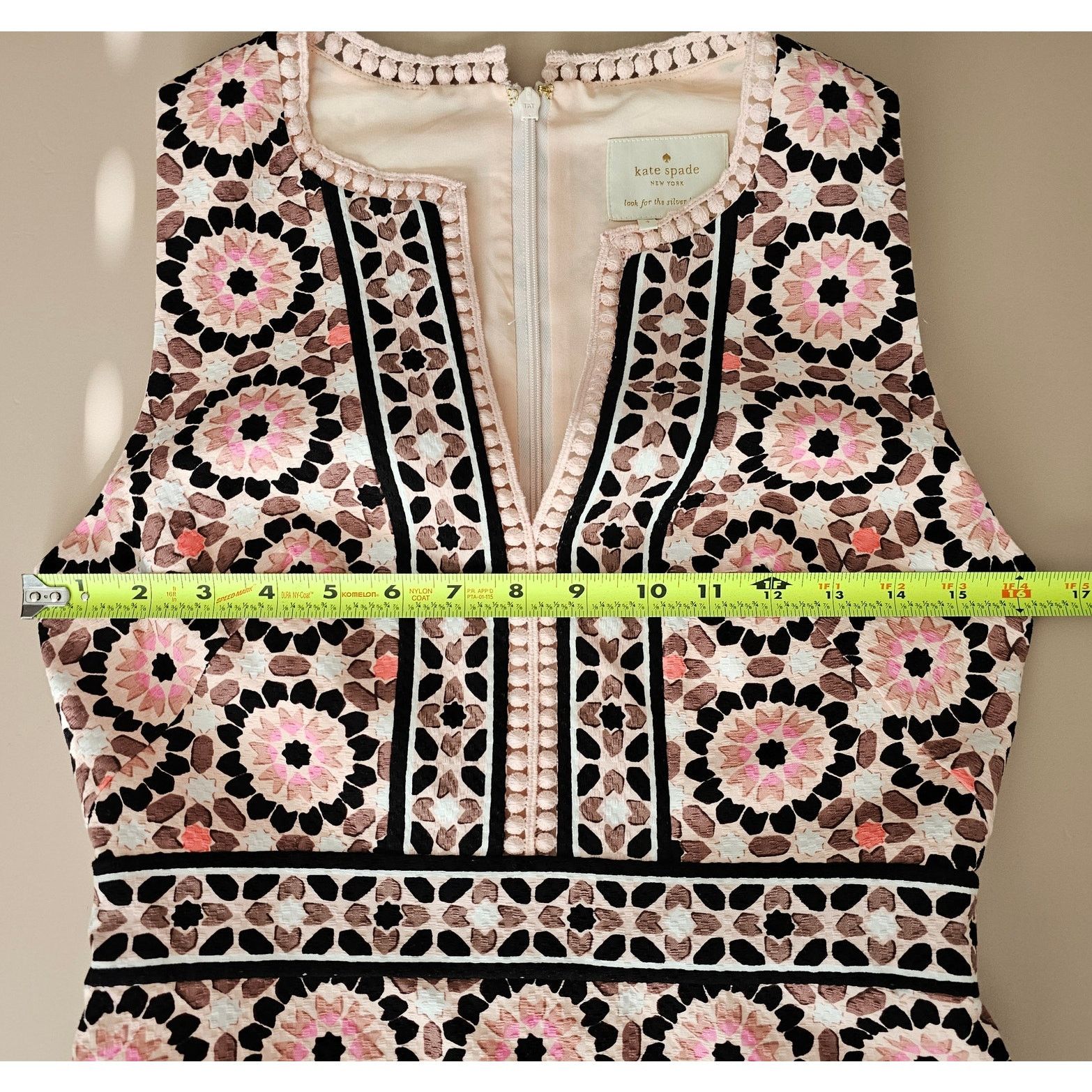 Kate Spade Kate Spade by the Pool Floral Mosaic Jacquard Sheath Dress 4 Size S / US 4 / IT 40 - 6 Thumbnail