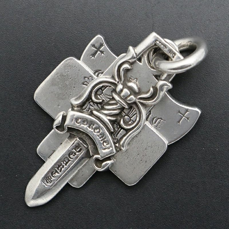 Chrome Hearts CHROME HEARTS 3 TRINKETS PENDANT dagger cross plus Size ONE SIZE - 2 Thumbnail
