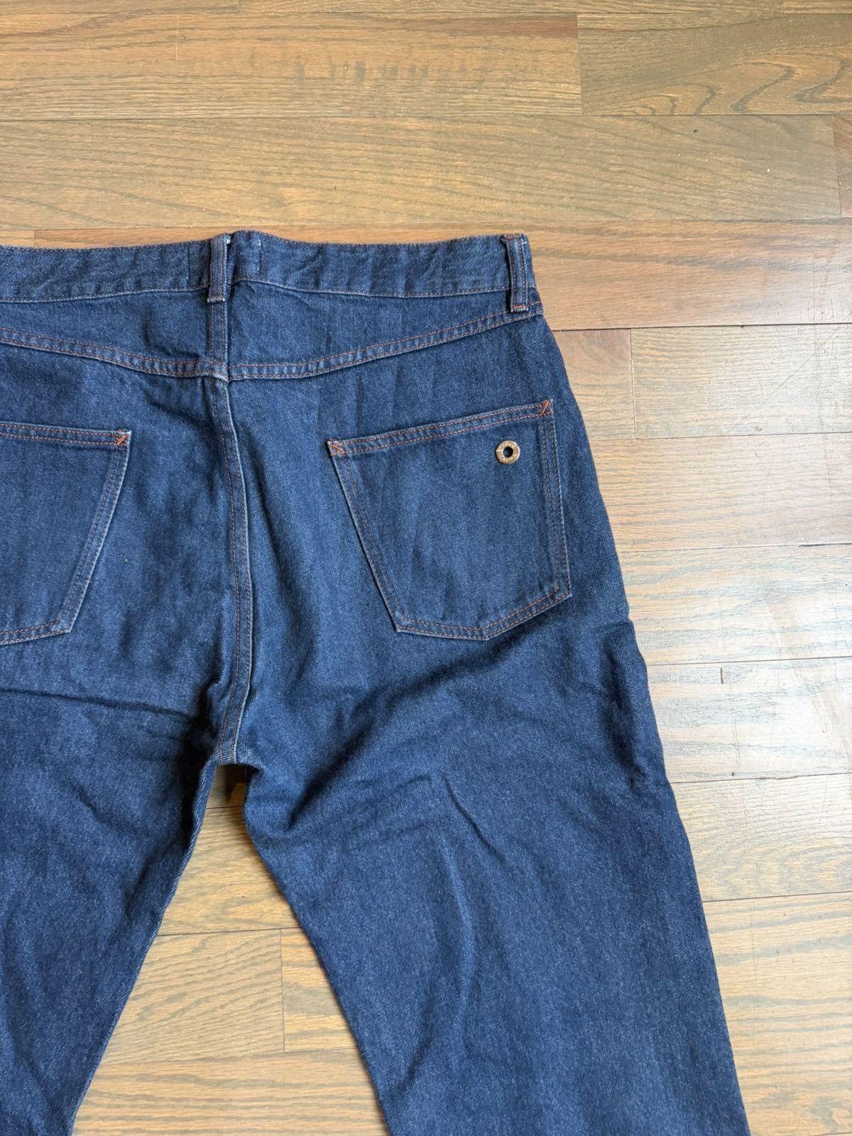 Etudes Etudes Blue Double Knee Denim Size US 33 - 3 Thumbnail