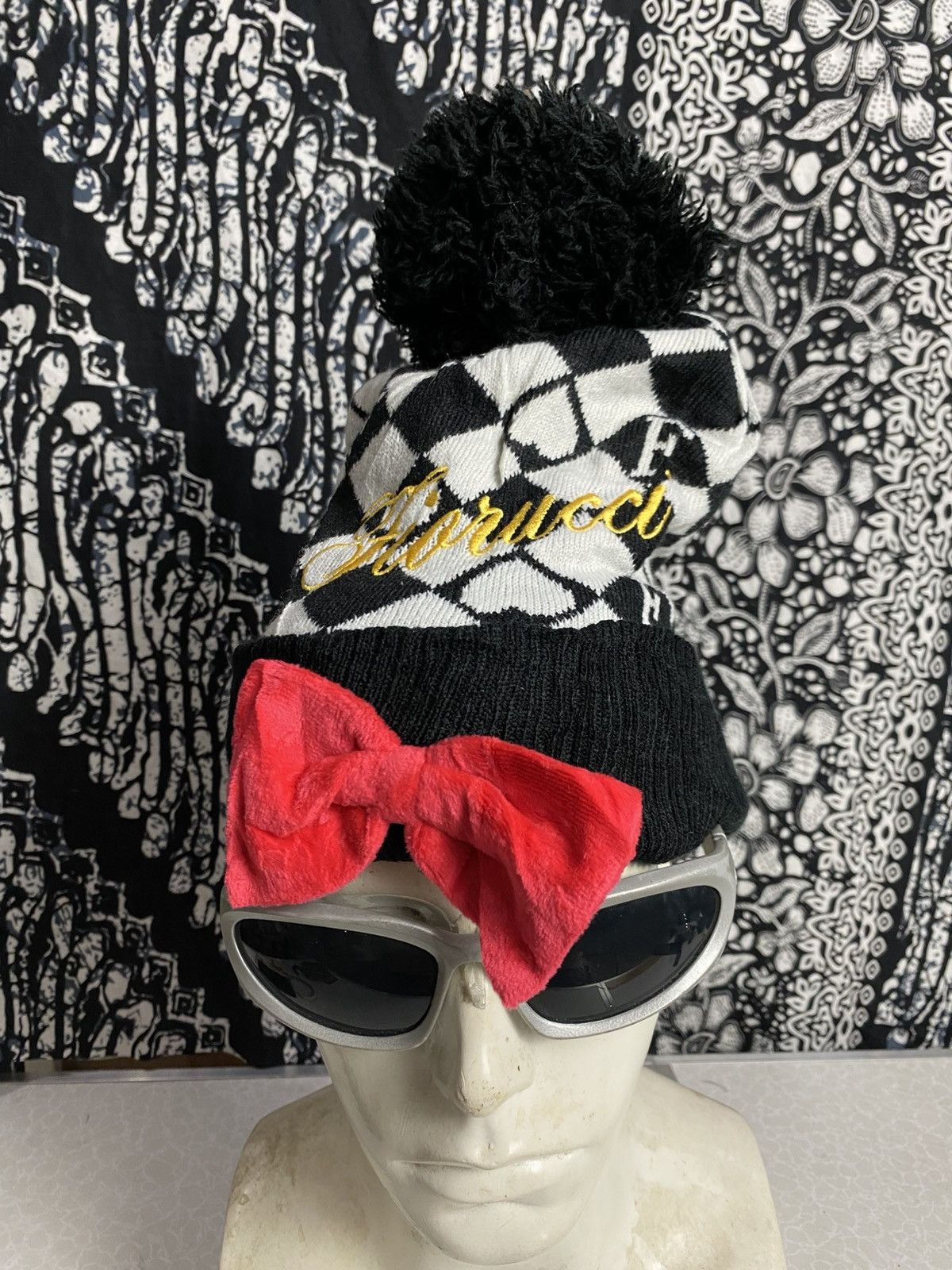 Fiorucci × Vintage fiorucci italy tape pom beanie hats italian designer Size ONE SIZE - 5 Thumbnail