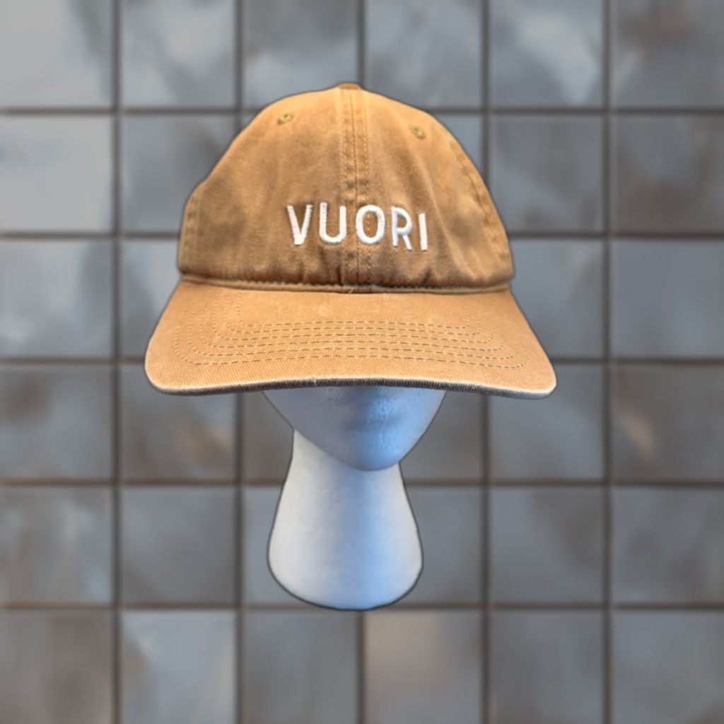 Vuori VUORI Men Beige Twill Strapback Cap One Size Adjustable Hat Baseball Cap Cap Size ONE SIZE - 1 Thumbnail