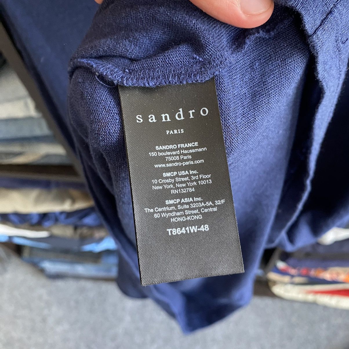 Sandro Luxury Sandro Paris Basic Designer streetwear oldmoney tee Size US M / EU 48-50 / 2 - 7 Thumbnail