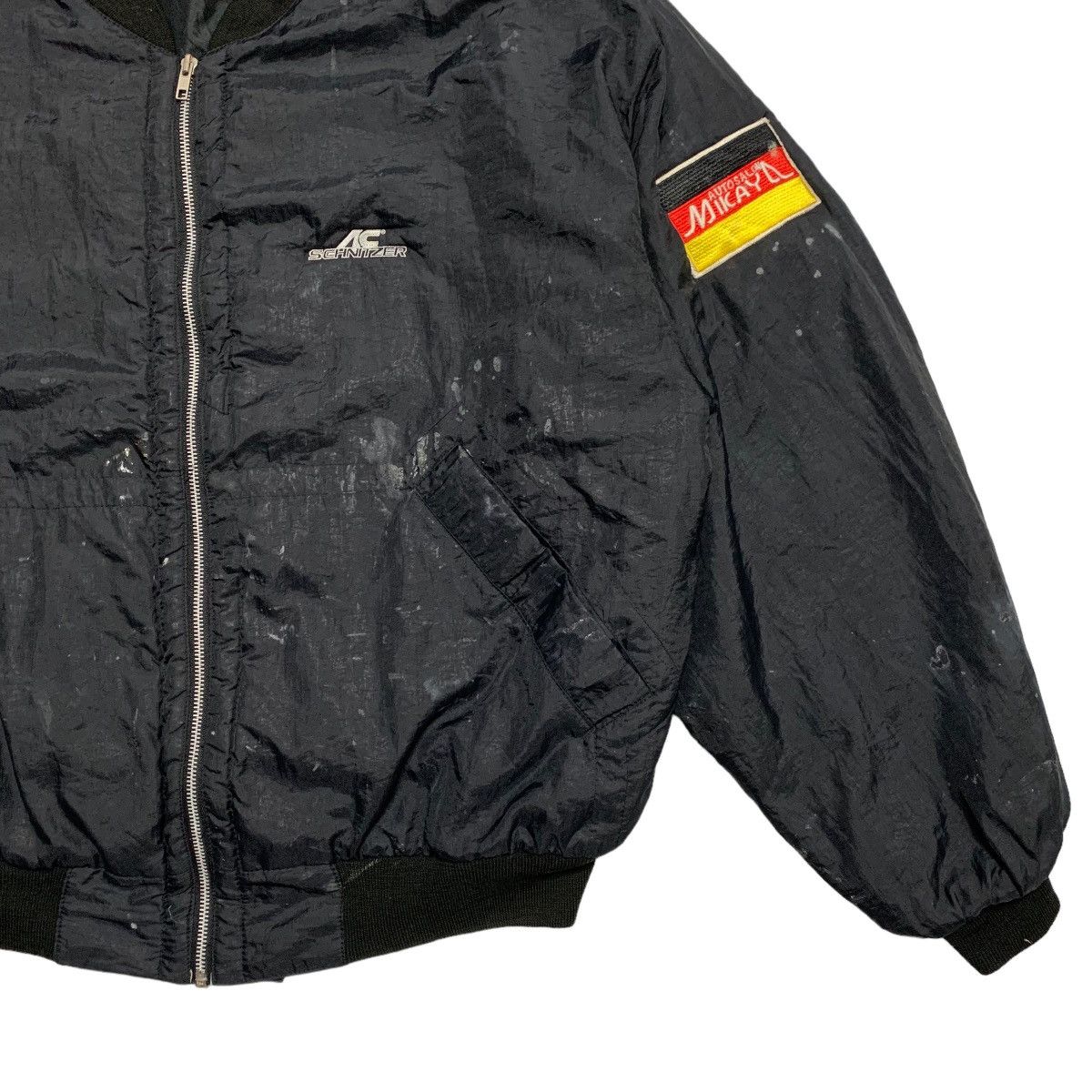 Mercedes-Benz Vintage 80s Mercedes Benz AMG Bomber Jacket Size US L / EU 52-54 / 3 - 3 Thumbnail