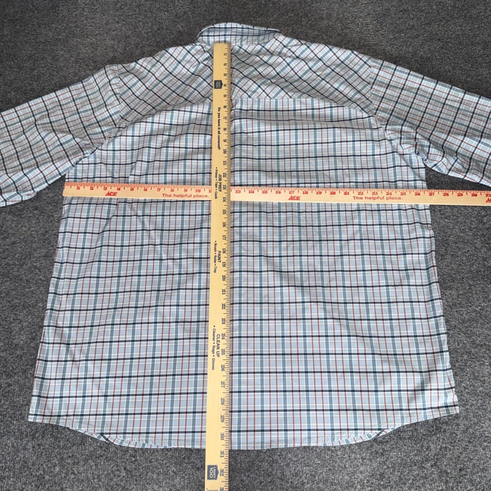 Simms Simms Mens 2XL Blue Plaid Fishing Shirt Long Sleeve Size US XXL / EU 58 / 5 - 4 Thumbnail