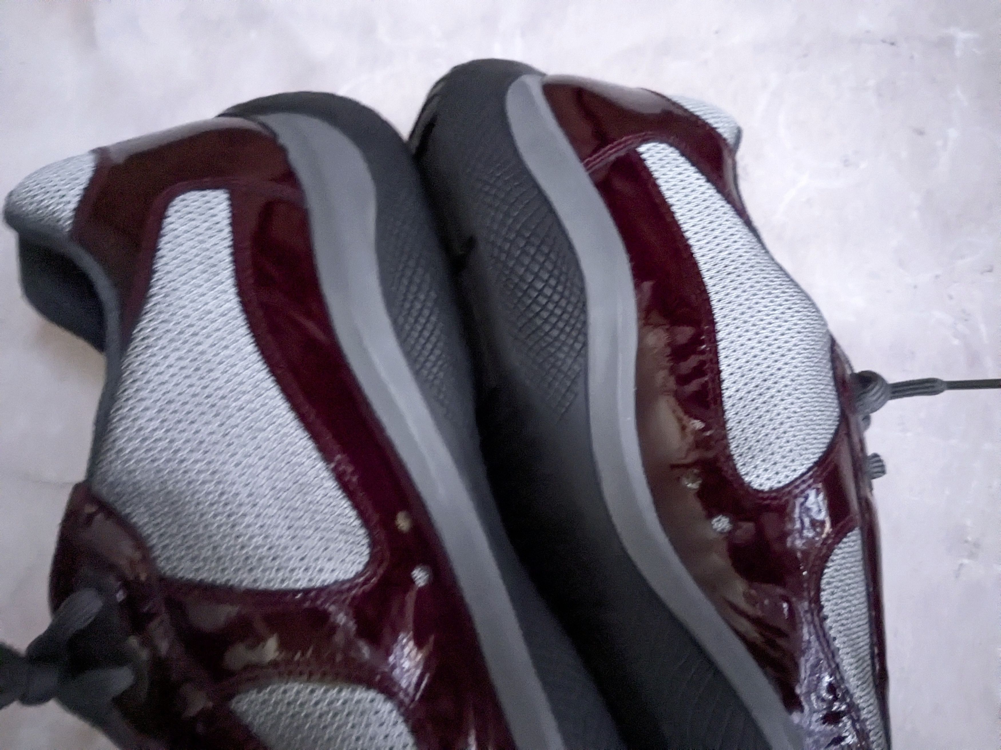 Prada Prada America's Cup Burgundy Patent Leather 11 Low Tops Size US 11 / EU 44 - 8 Thumbnail