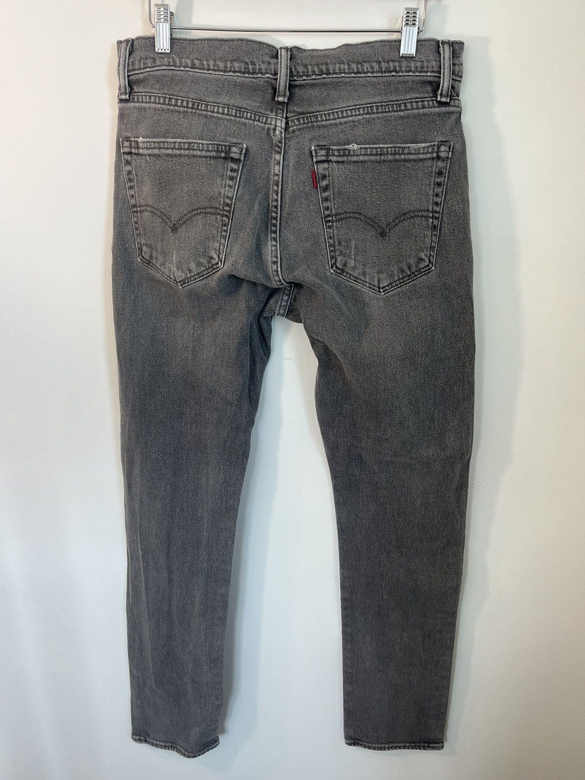 Vintage Levi Sun Faded Gray Distressed Basic Jeans Size US 30 / EU 46 - 4 Thumbnail