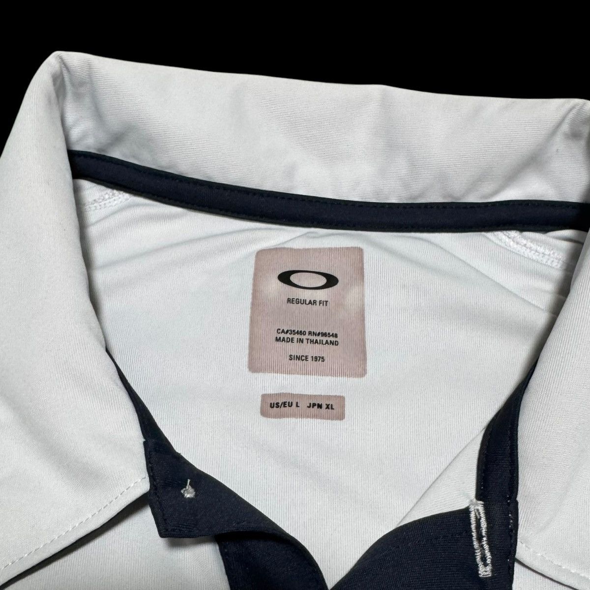 Oakley Oakley Spell Out Logo Thailand Polo Shirt Adult Large Size US L / EU 52-54 / 3 - 4 Thumbnail