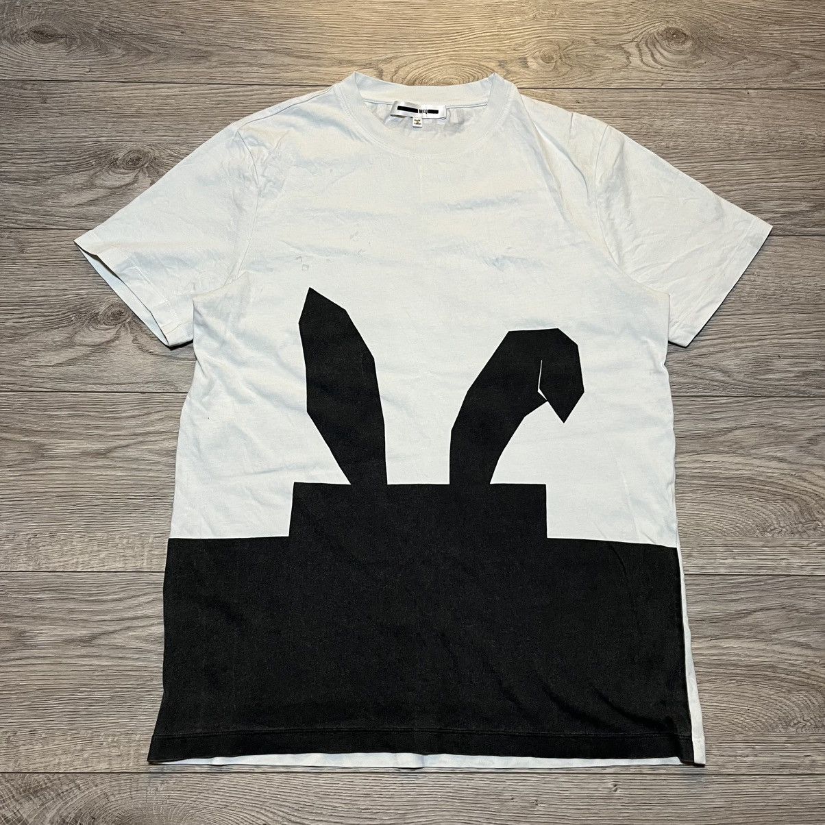 Alexander McQueen Alexander Mcqueen MCQ Tee T-shirt Rabbit Size US XL / EU 56 / 4 - 1 Thumbnail