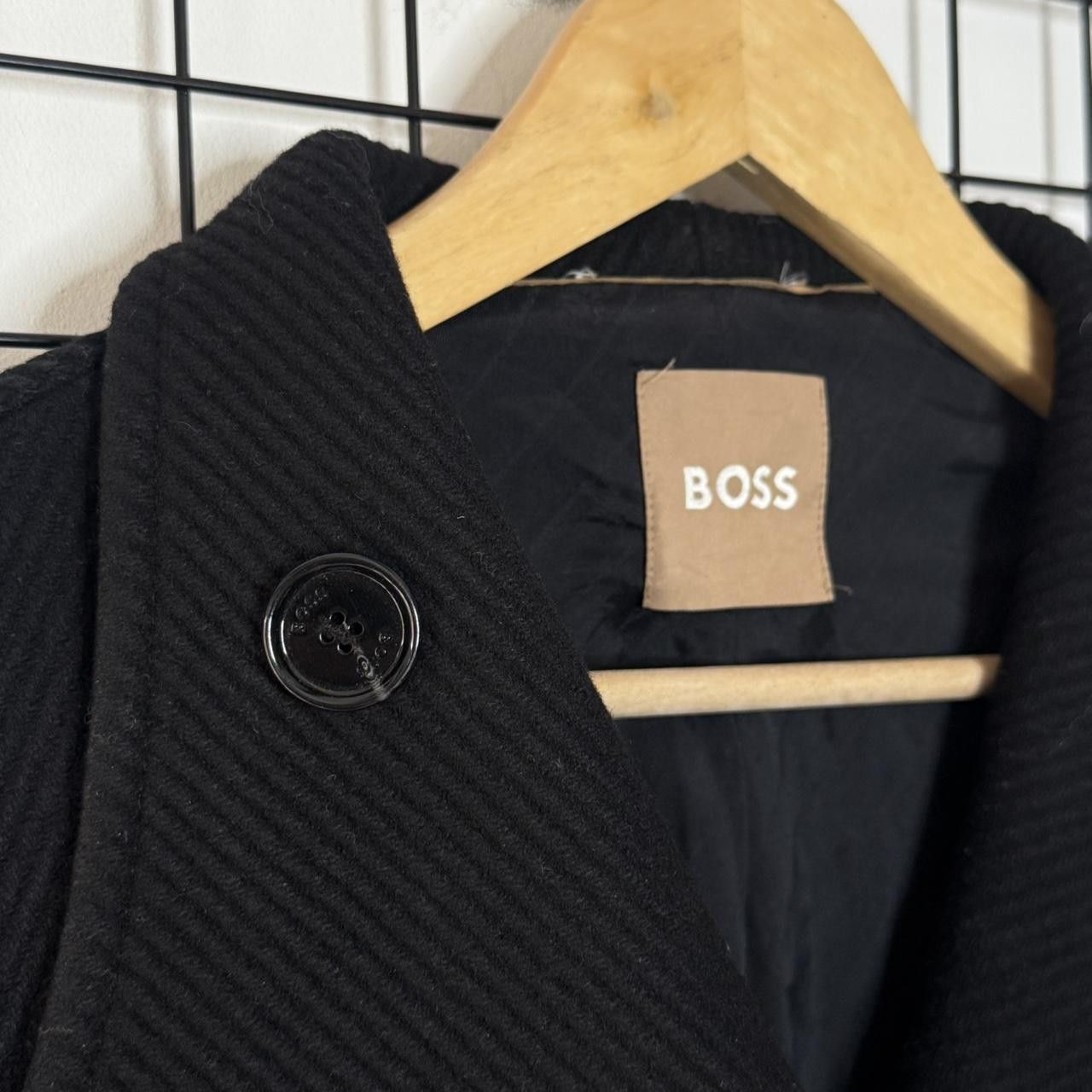 Hugo Boss Hugo Boss Vintage Cashmere Wool Coat Grey Size M / US 6-8 / IT 42-44 - 5 Thumbnail
