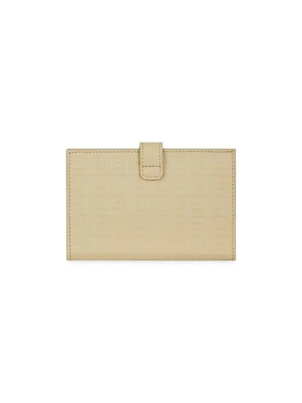 Givenchy o1srvl11e0225 Size: OS/G Cut Wallet in Beige Size ONE SIZE - 2 Thumbnail