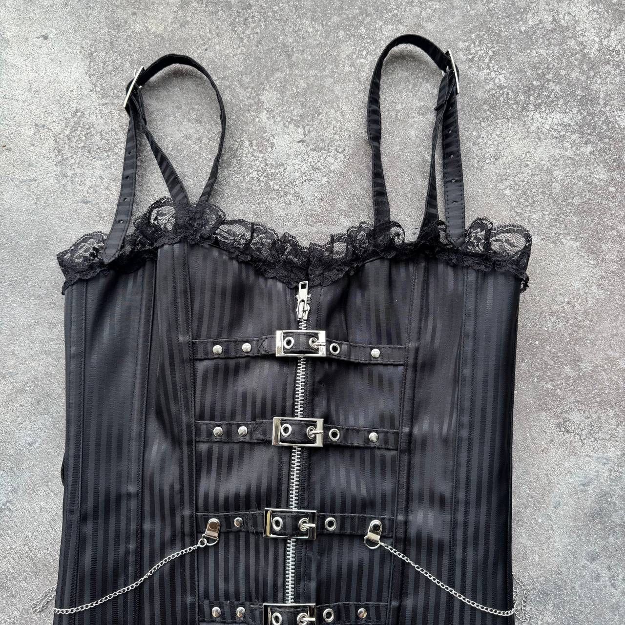 20471120 Amazing Gothic Super Sexy Corset Top Size M / US 6-8 / IT 42-44 - 4 Thumbnail