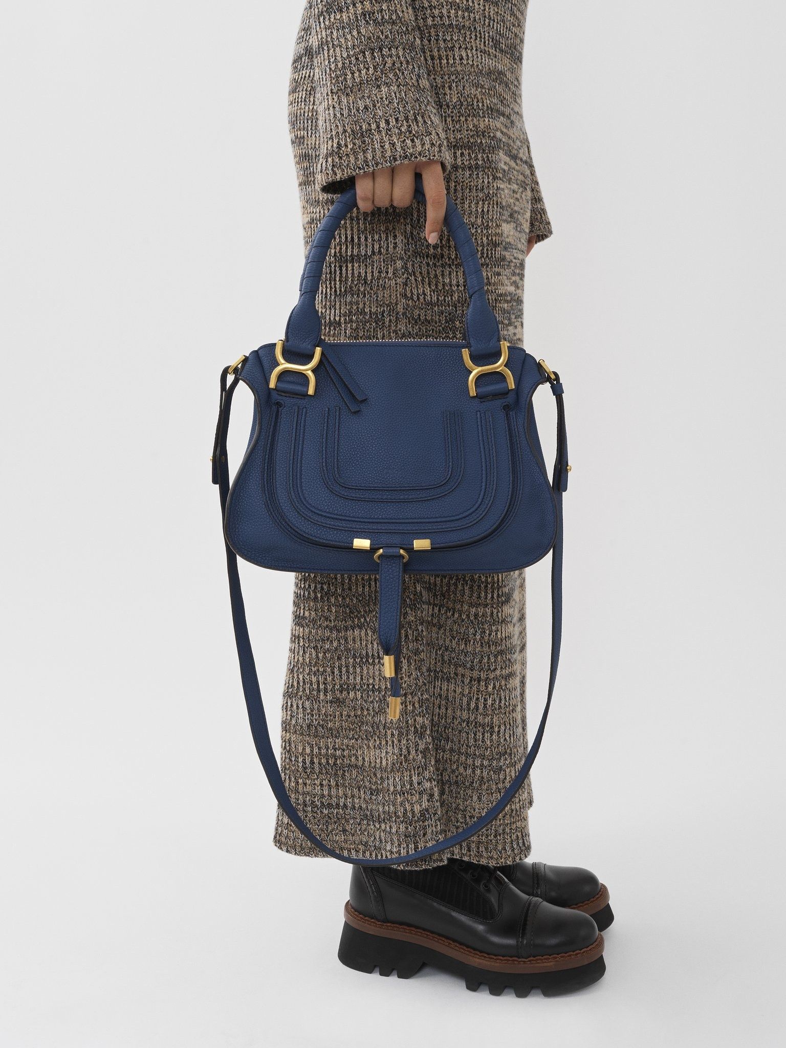 Chloe o1loc1c10425 Size: OS / Marcie Small Double Carry Bag Size ONE SIZE - 6 Thumbnail