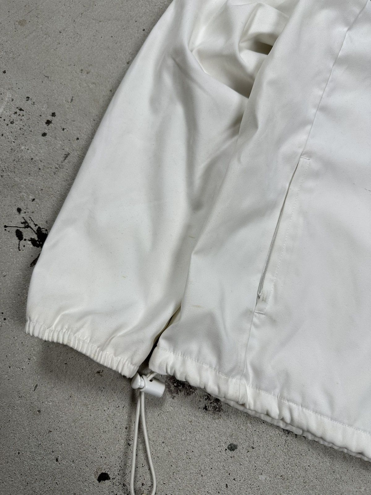Nike × Vintage Vintage y2k Nike White Track Jacket Swoosh Size US S / EU 44-46 / 1 - 4 Thumbnail