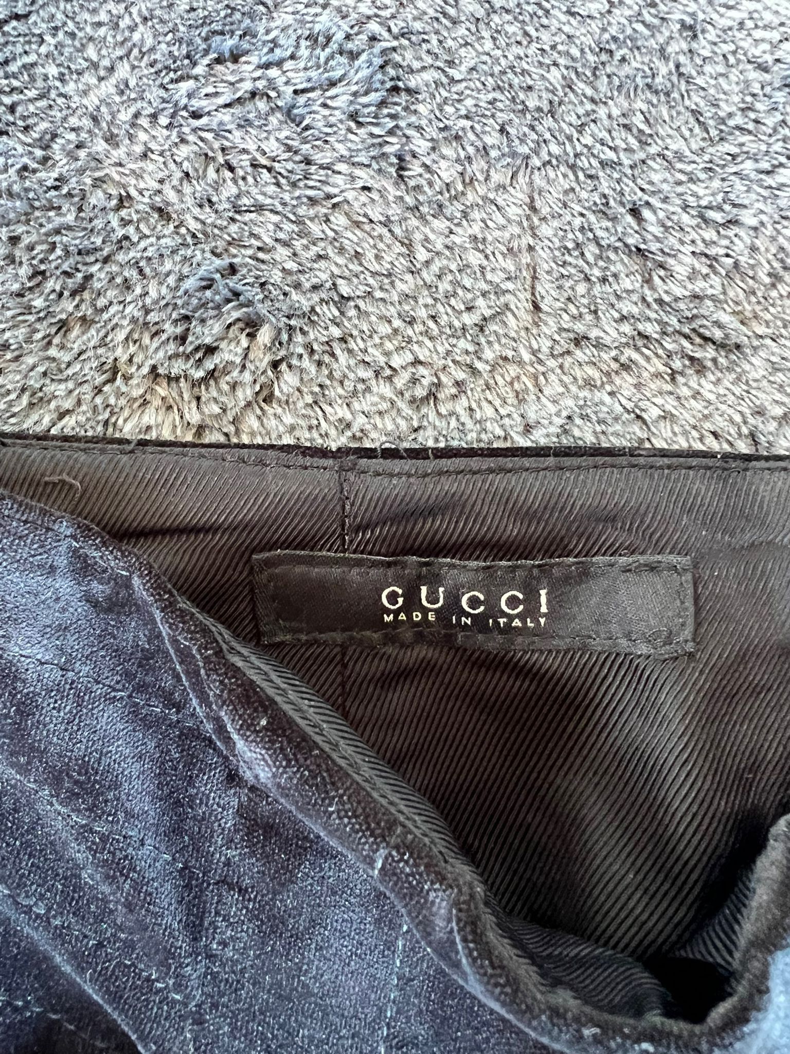 Gucci × Tom Ford FW03 Black Velvet Pants Size 27" / US 4 / IT 40 - 9 Thumbnail