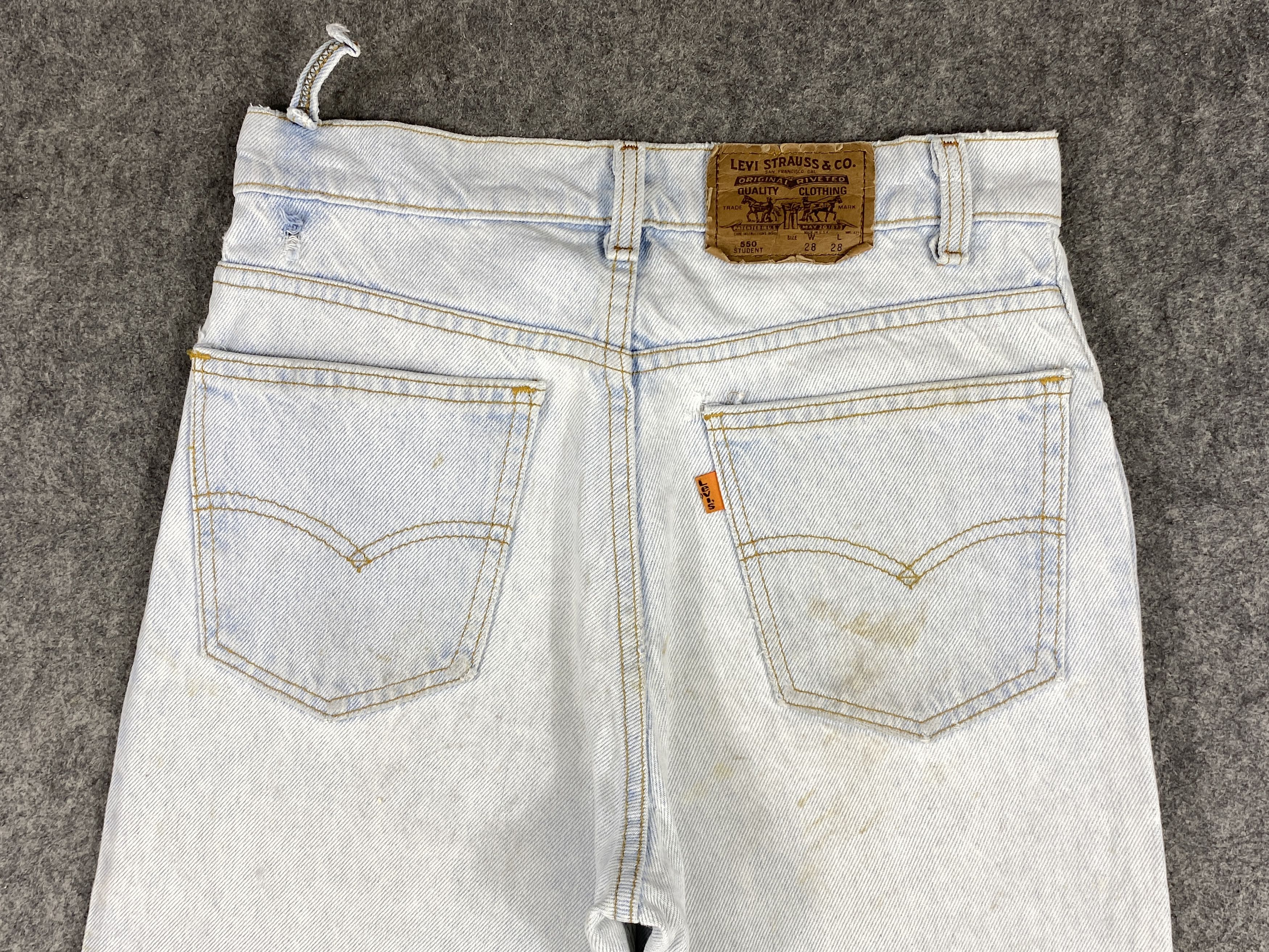 Levi's 90's Light Wash Vintage Levi's 550 USA Orange Tab -JN1889 Size US 28 / EU 44 - 4 Thumbnail