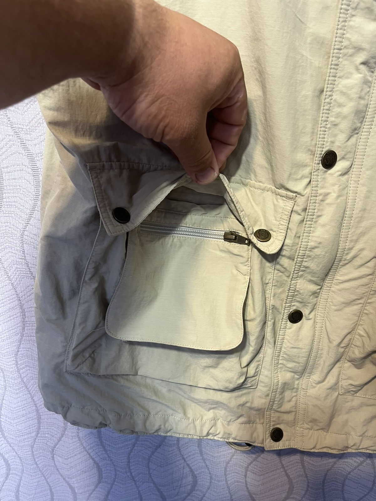 Fjallraven Fjallraven Wild Vest Beige Multipocket Outdoor Zip Vest Size US XXL / EU 58 / 5 - 6 Thumbnail