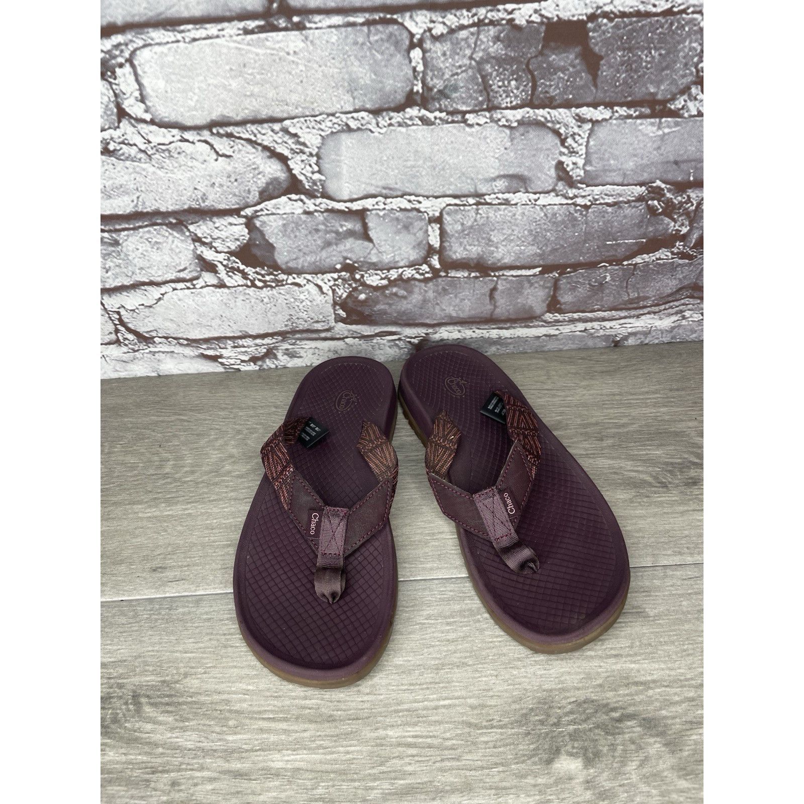 Chaco Chaco Lowdown Purple Polyester FlipFlops Beach Slide Sandals Size US 6 / IT 36 - 12 Thumbnail