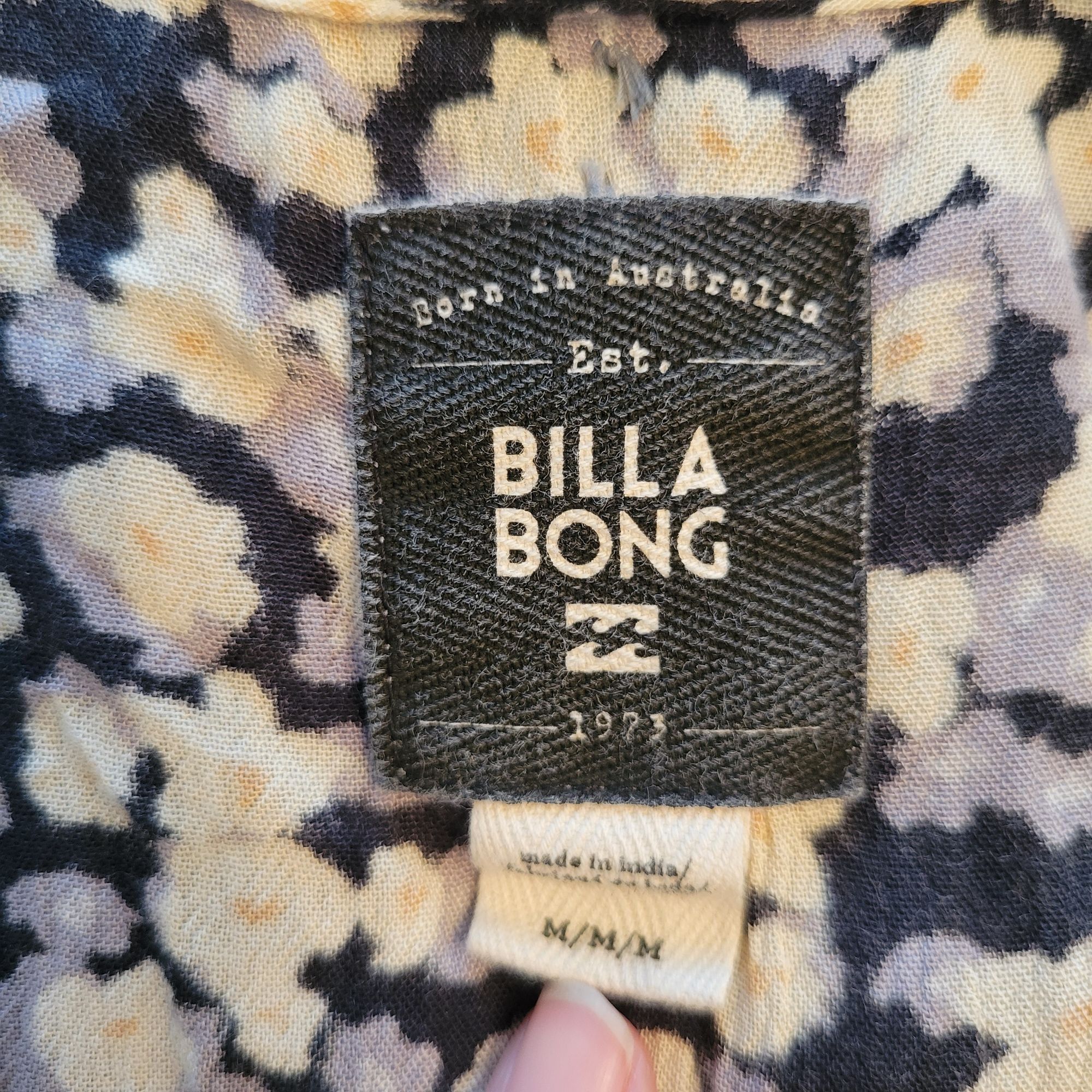 Billabong Billabong Blue Floral Maxi Dress M Long Sleeves ALLEGRA Kimo Size M / US 6-8 / IT 42-44 - 2 Thumbnail