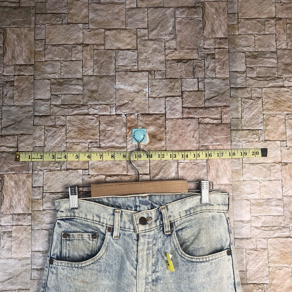 Japanese Brand Japan vintage faded Blue Distressed Denim Pants #A58 Size US 29 - 5 Thumbnail