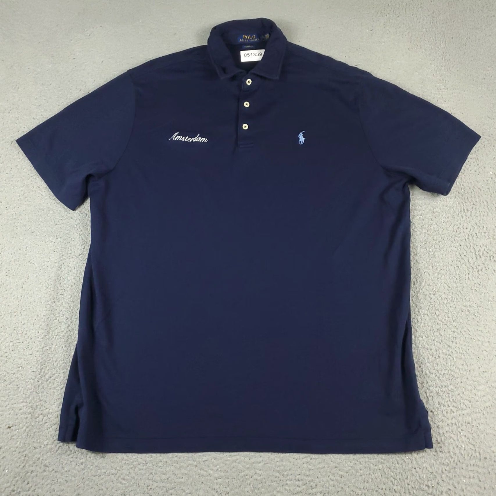 Ralph Lauren Ralph Lauren Polo Shirt Mens XL Blue Short Sleeve Casual Activewear Size US XL / EU 56 / 4 - 2 Thumbnail