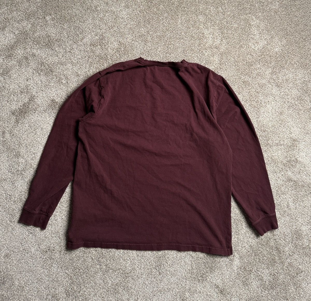 Carhartt MAROON CARHARTT POCKET LONG SLEEVE Size US L / EU 52-54 / 3 - 4 Thumbnail