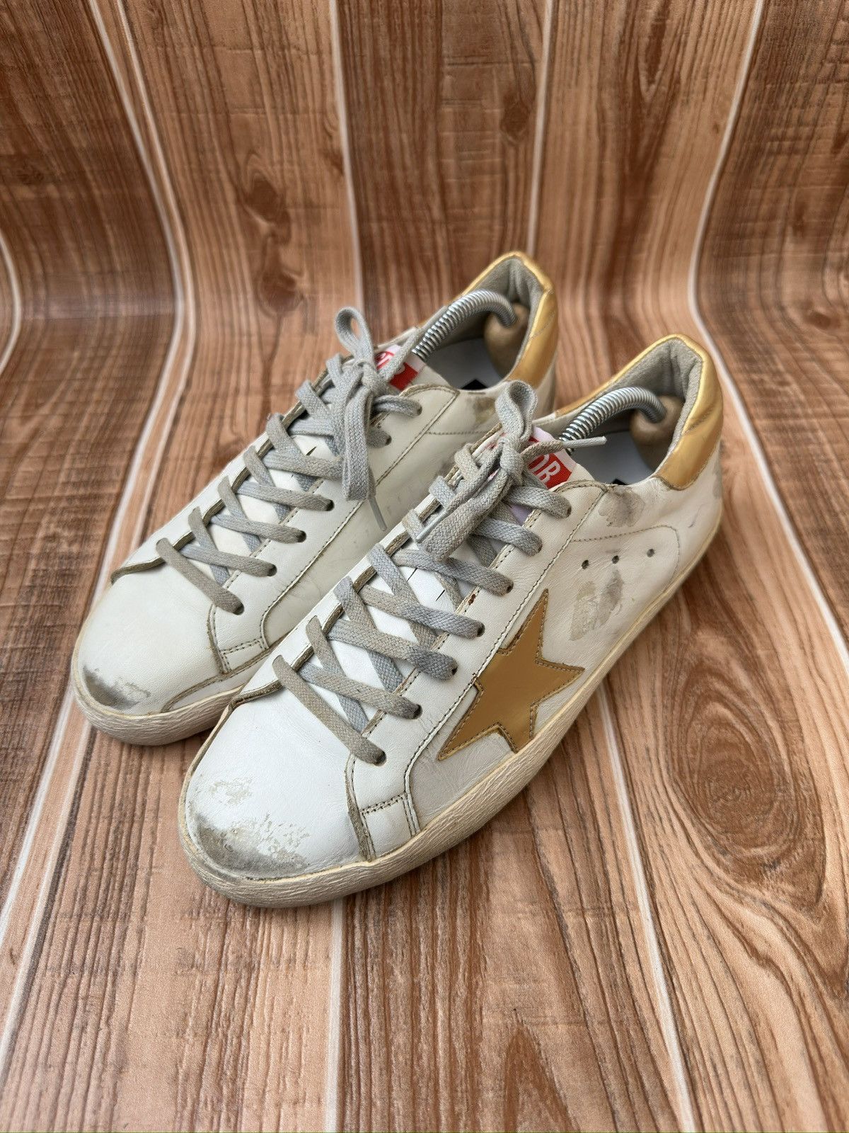 Golden Goose Golden Goose Superstar Gold Star Lowtop Sneakers Size US 8 / EU 41 - 2 Thumbnail