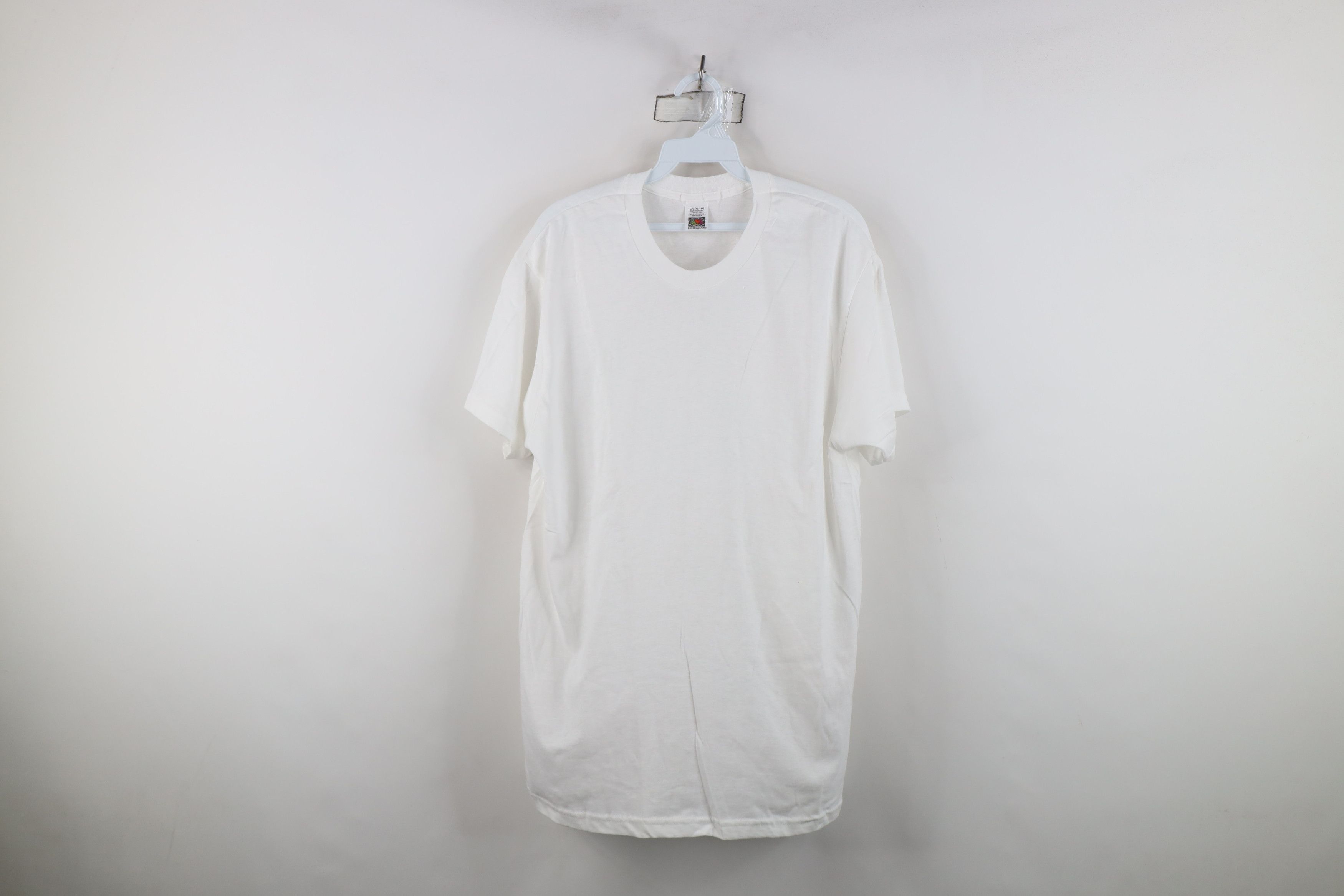 Vintage Vintage 90s Streetwear Cotton Short Sleeve T-Shirt White Size US L / EU 52-54 / 3 - 1 Thumbnail