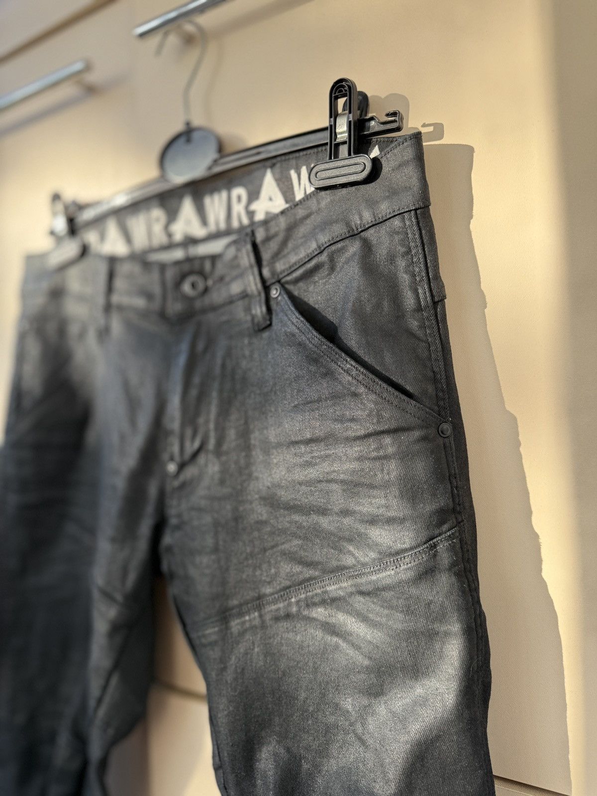 G-Star G Star Raw Denim 5620 Afrojack Zip 3d Super Slim Jeans Biker Size US 31 - 2 Thumbnail