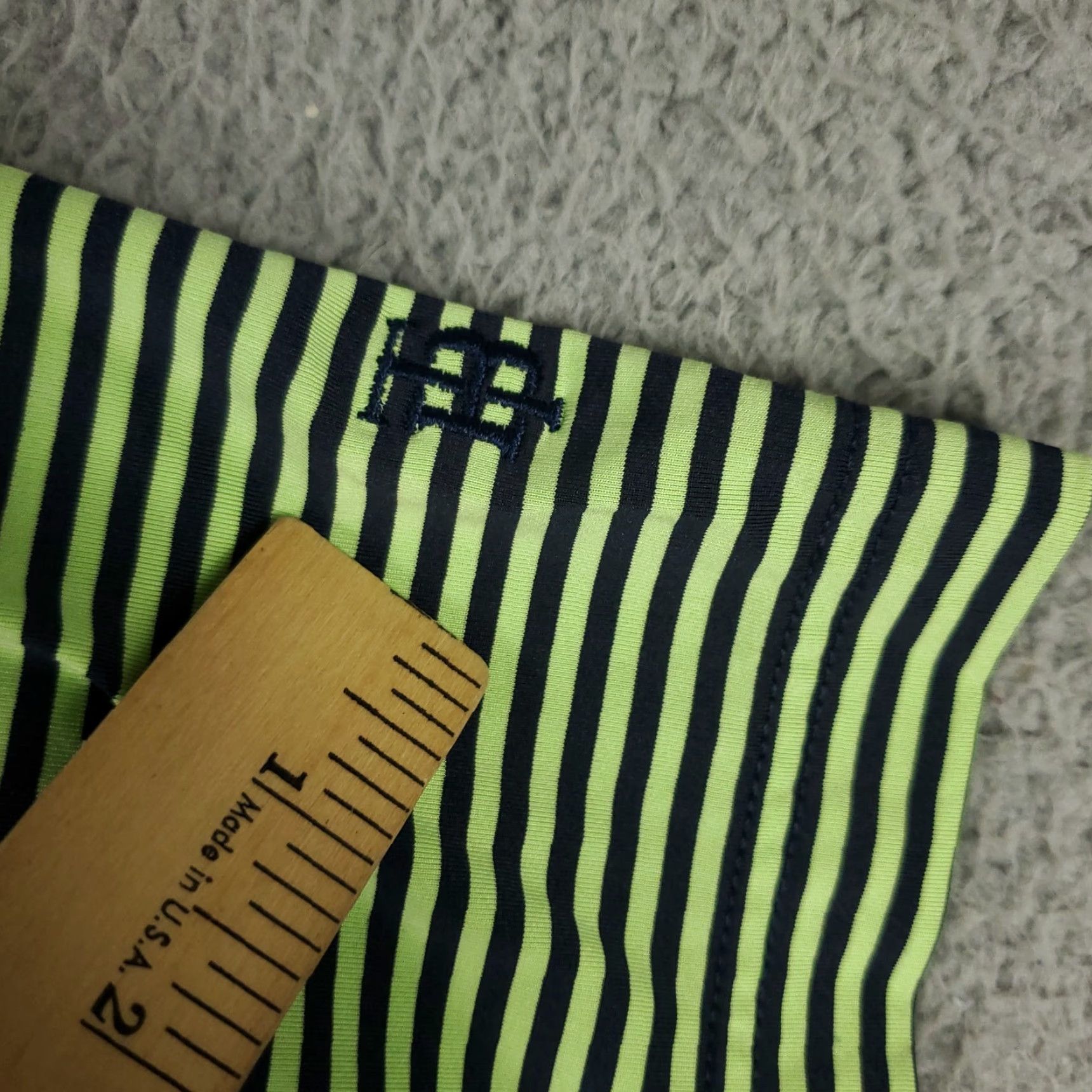 Footjoy FJ FootJoy Polo Shirt Mens Medium Green Black Striped Golf Casual Short Sleeve Polo Shirt Mens Medium Green Black Striped FJ FootJoy Size US M / EU 48-50 / 2 - 3 Thumbnail