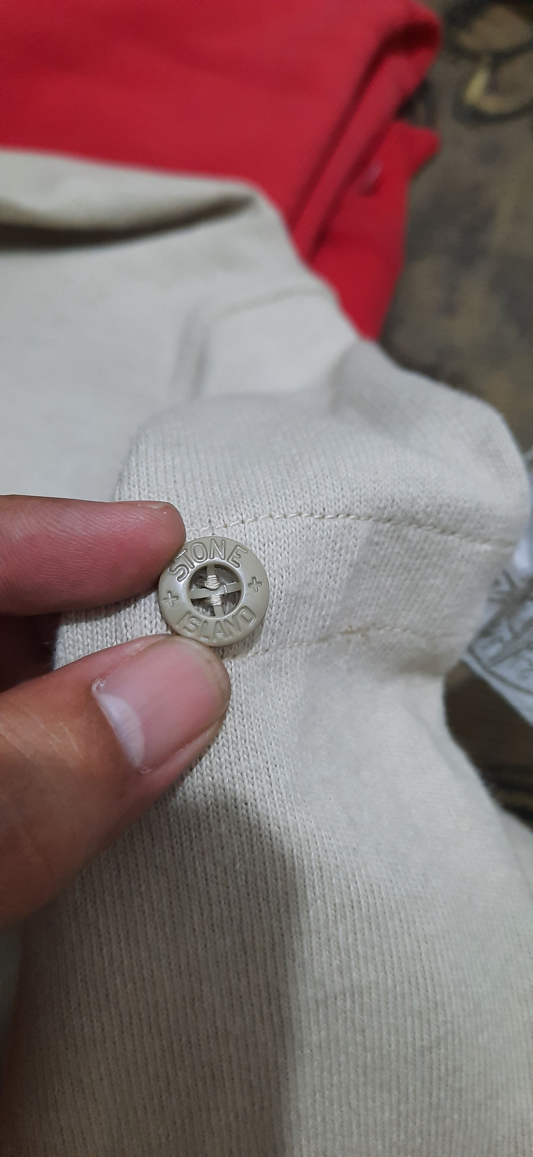 Stone Island Stone Island 2023 Beige Ghost Long sleeve Polo Size US XL / EU 56 / 4 - 6 Thumbnail