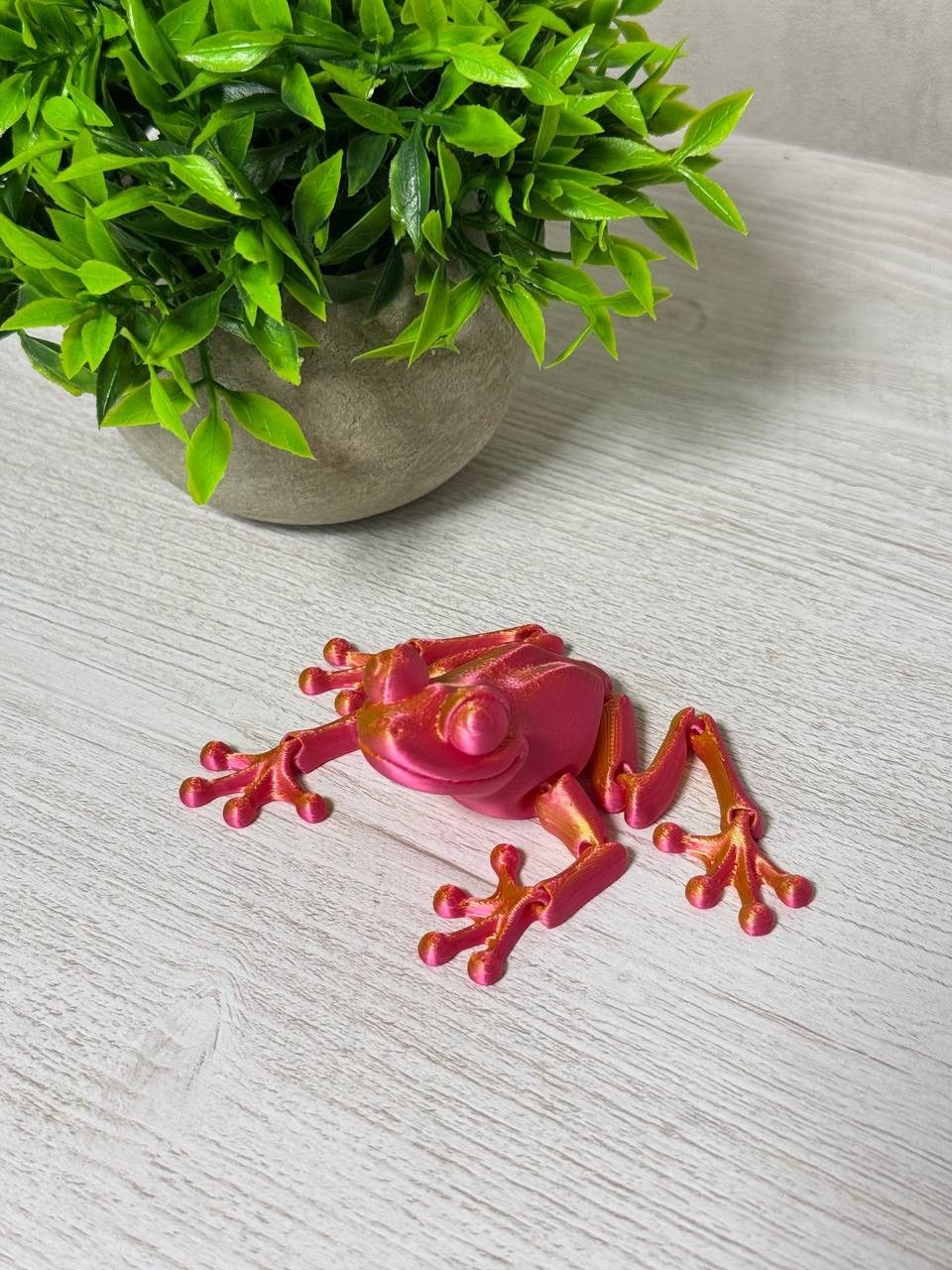 Handmade VTG Custom 3D Frog Hand Made Size ONE SIZE - 7 Thumbnail