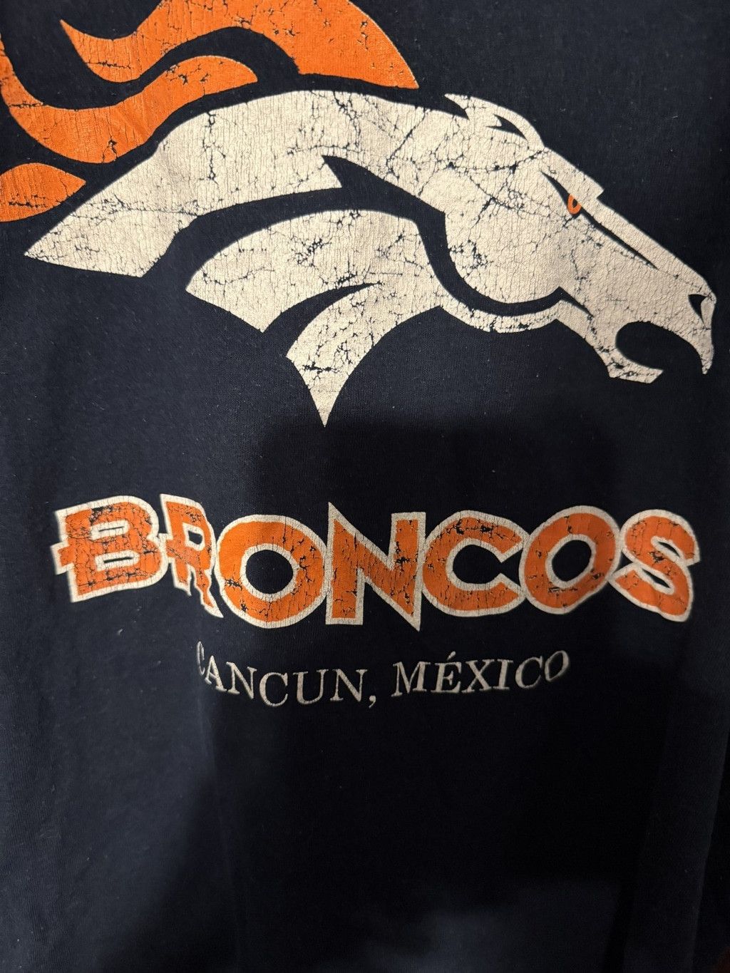 NFL Denver Broncos Short Sleeve T-Shirt Men's L Blue Size US L / EU 52-54 / 3 - 3 Thumbnail
