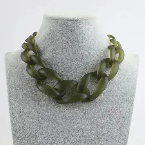 Other Women Oversize Acrylic Chain Necklace Size ONE SIZE - 1 Thumbnail