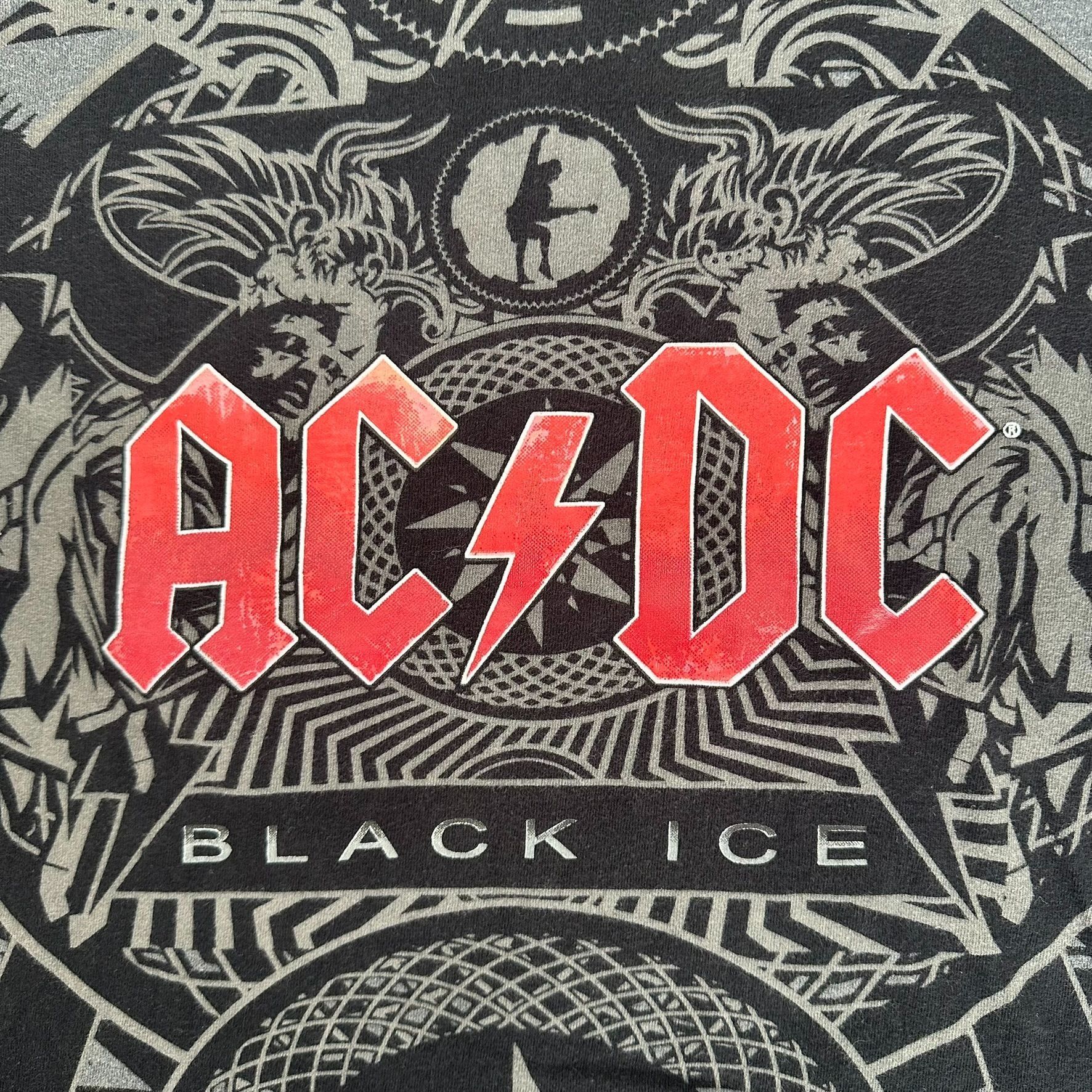 AC/DC AC/DC Black Ice T-Shirt Black Y2K Double Sleeve Rock Band Gr Size US XXL / EU 58 / 5 - 3 Thumbnail