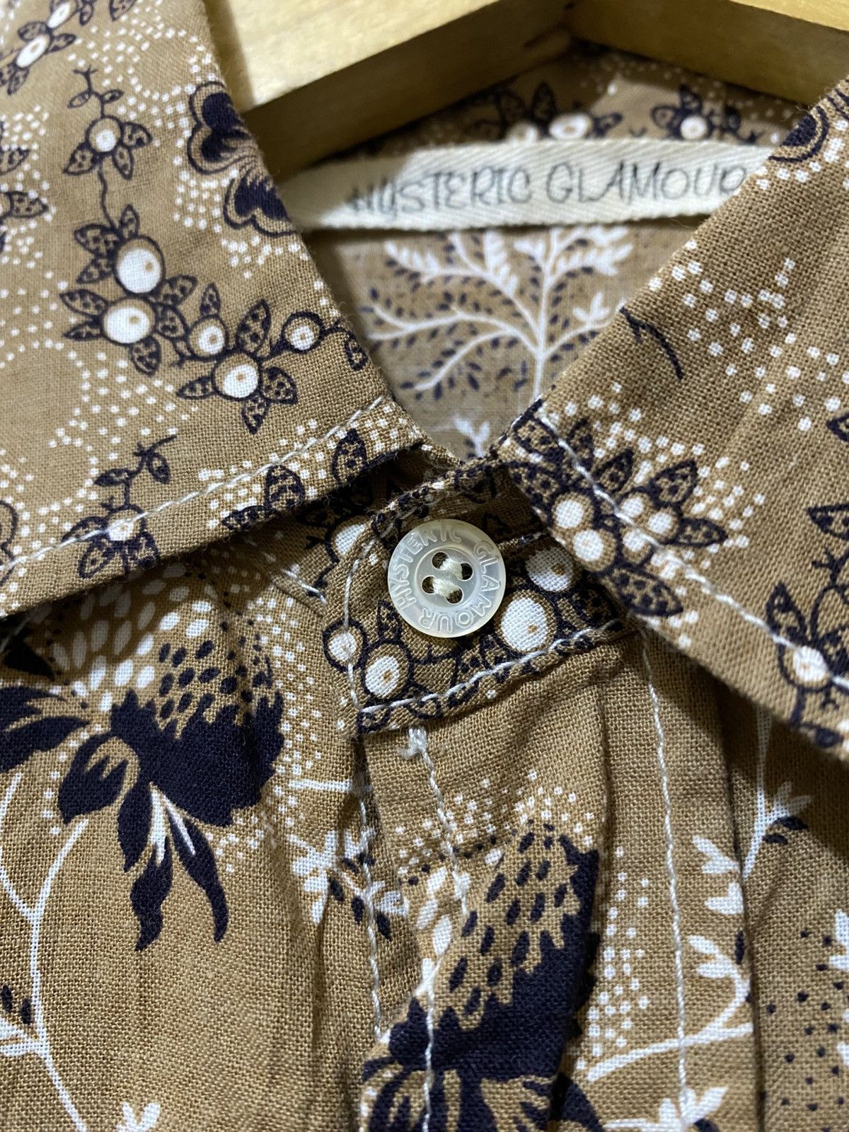 Hysteric Glamour Hysteric Glamour Paisley Button Shirt Size ONE SIZE - 6 Thumbnail