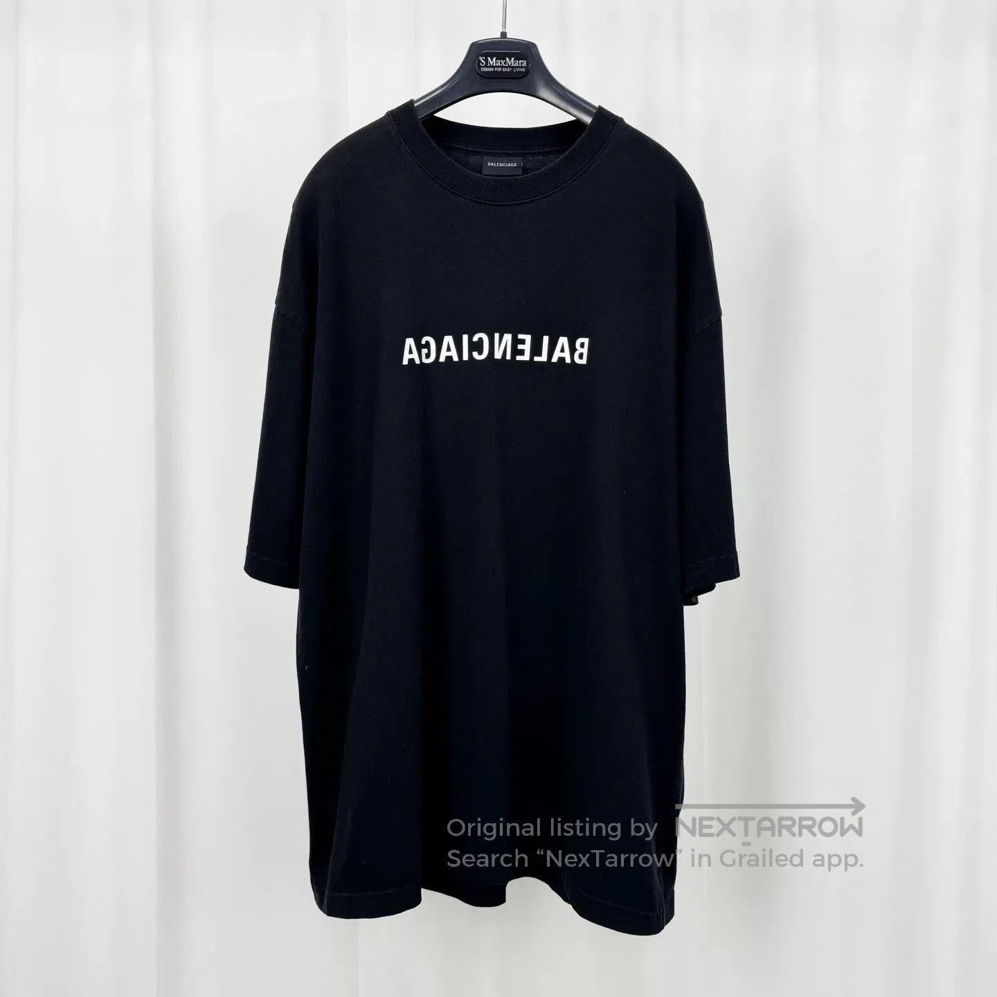 Balenciaga Balenciaga Mirror Reversed Logo Print T-shirt. Size US L / EU 52-54 / 3 - 1 Thumbnail