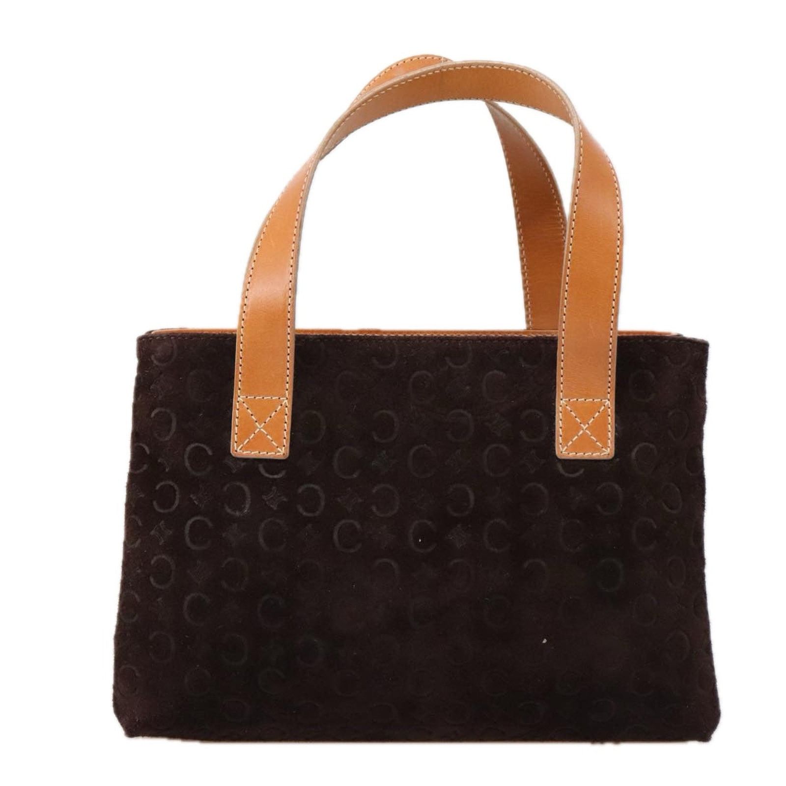 Celine C Logo Suede Tote Model Suede C Logo