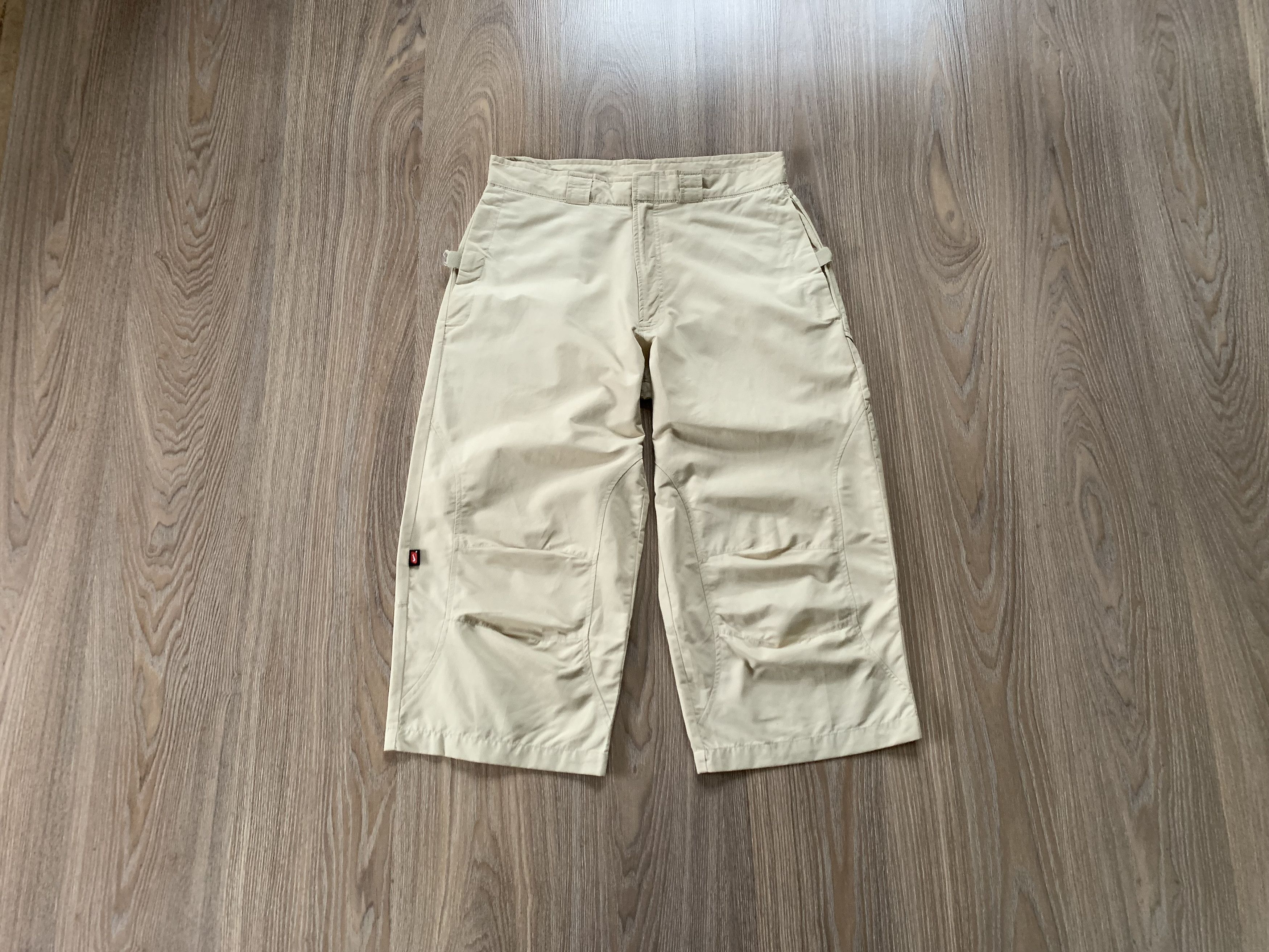 Nike × Vintage Rare Nike Vintage Beige Breeches Shorts Knickers Y2K Size US 32 / EU 48 - 12 Thumbnail