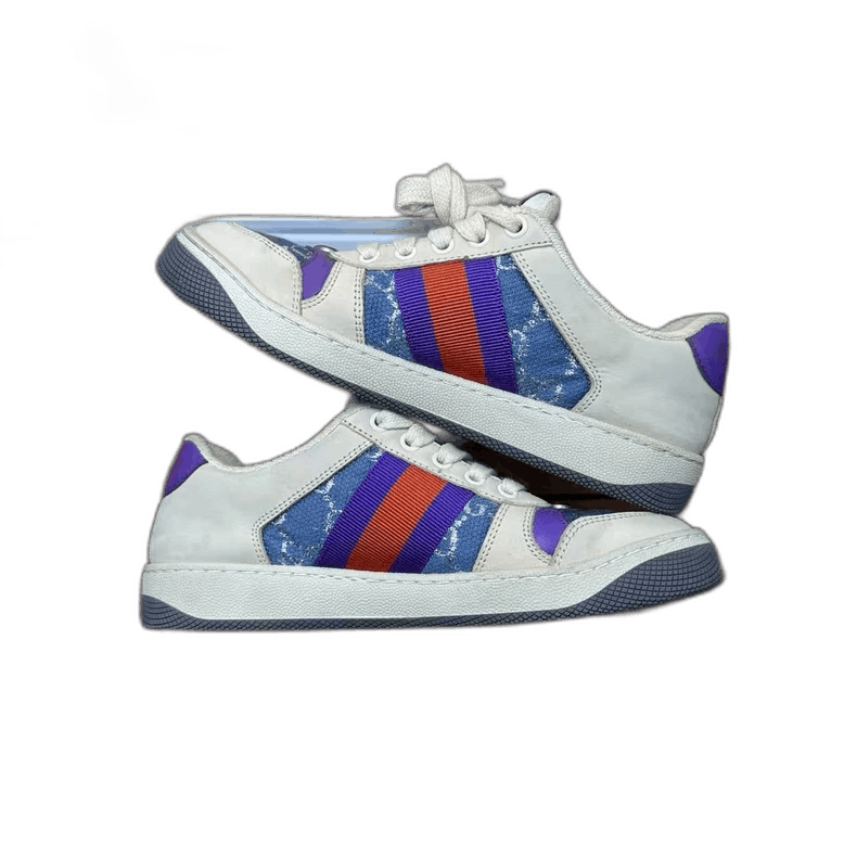 Gucci Gucci Dirty Sneakers in Blue Size 35-2505 Size US 4.5 / IT 34.5 - 1 Thumbnail