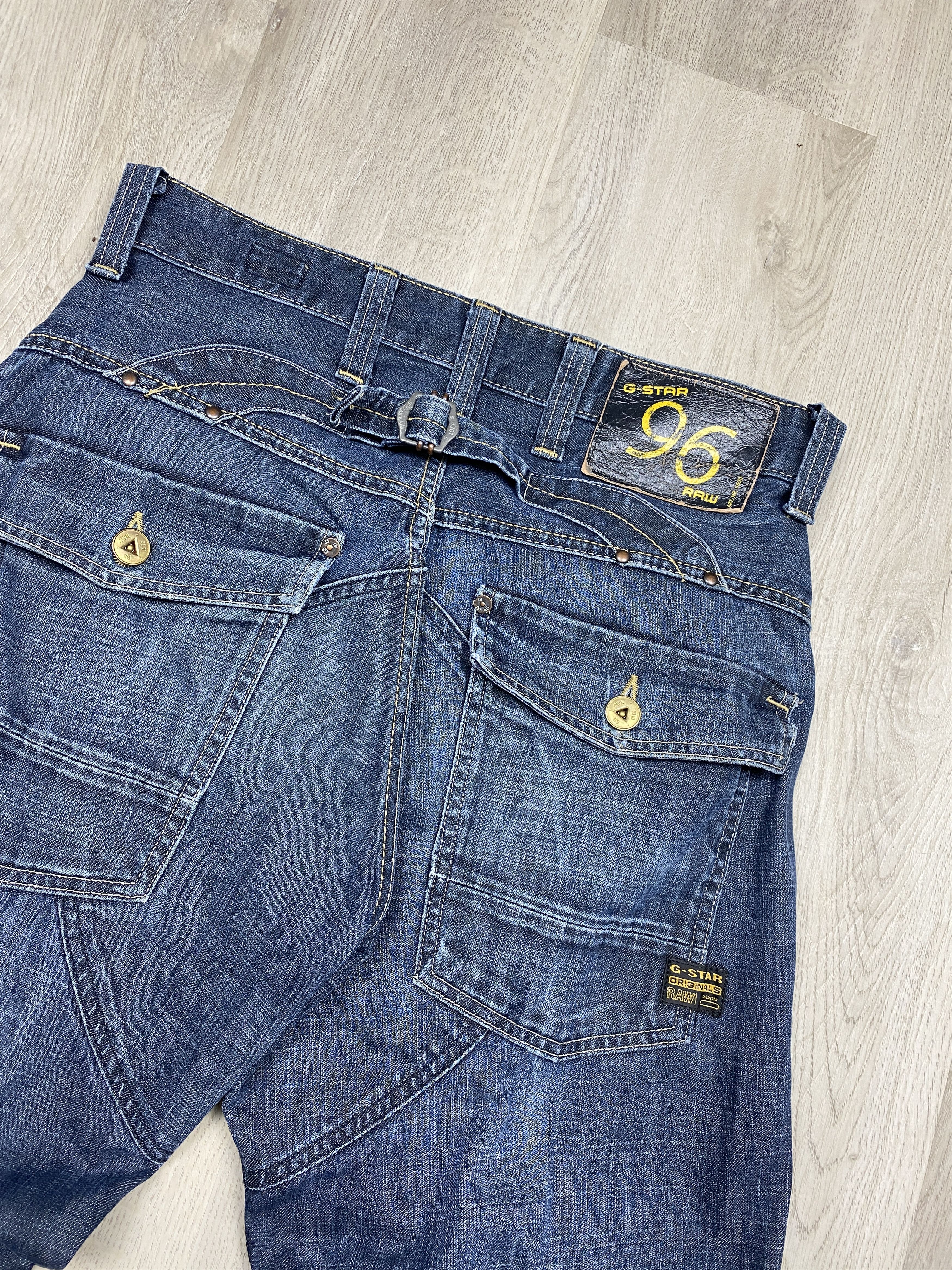 G-Star G Star Raw Vintage Mens Denim Pants Double Knee Jeans Size US 33 - 8 Thumbnail