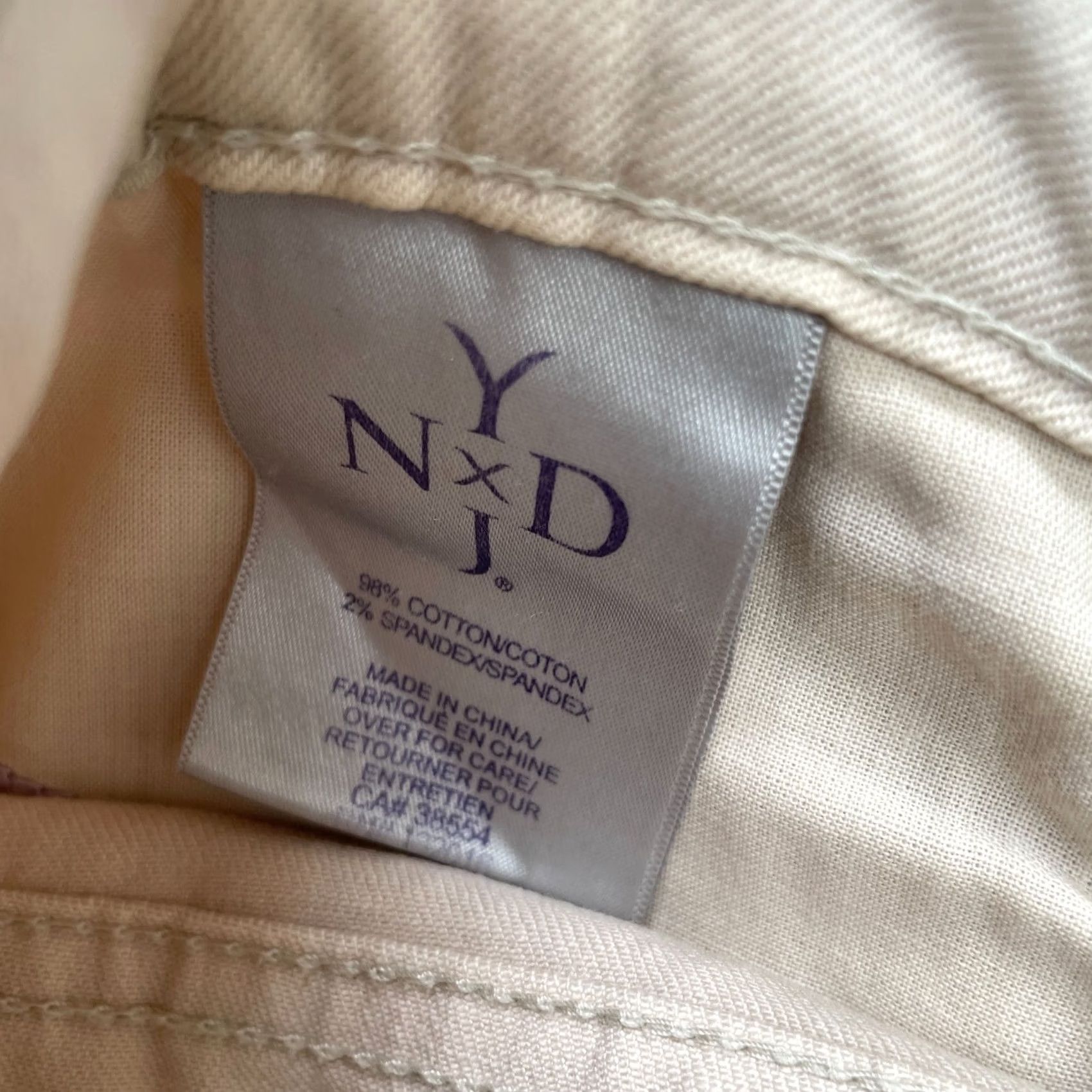 NYDJ NYDJ Jeans Womens 6 Beige Ankle Denim Cotton Stretch Straight Leg Medium Wash Size 28" / US 6 / IT 42 - 5 Thumbnail