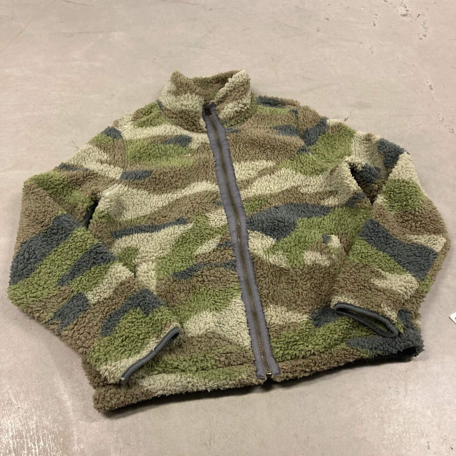 Old Navy × Vintage vintage y2k camo fleece jacket Size US M / EU 48-50 / 2 - 1 Thumbnail